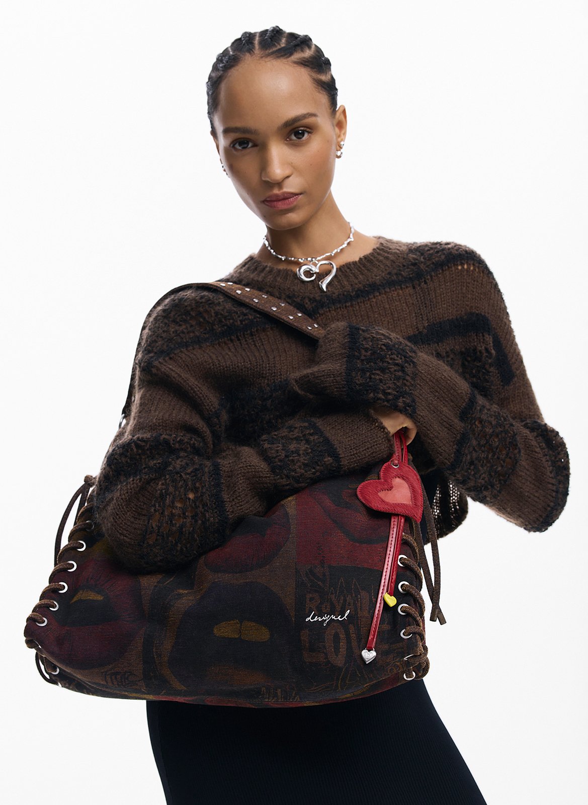 Sac à main imprimé DESIGUAL Multicolore