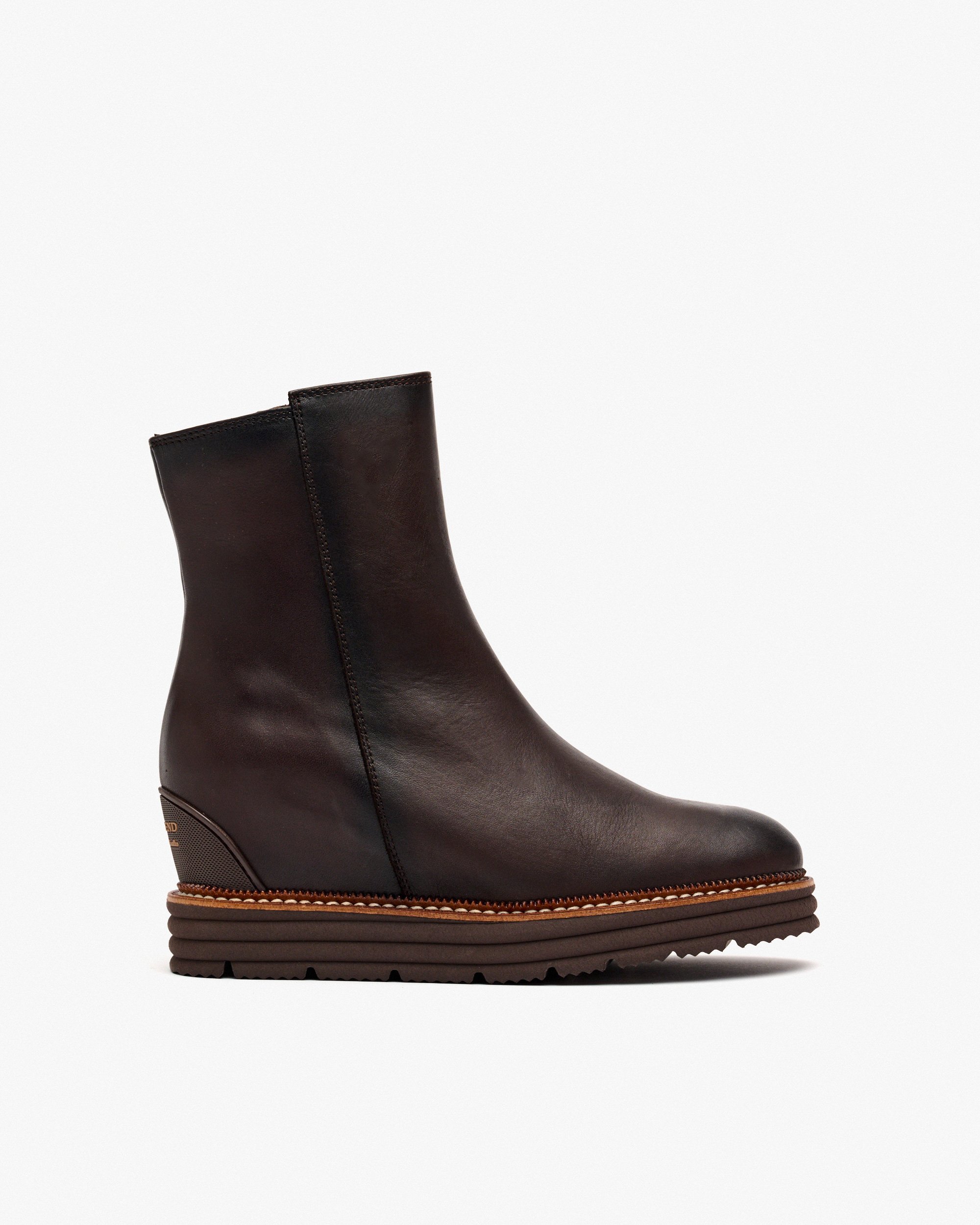 Leather ankle boots. PEDRO MIRALLES Brown