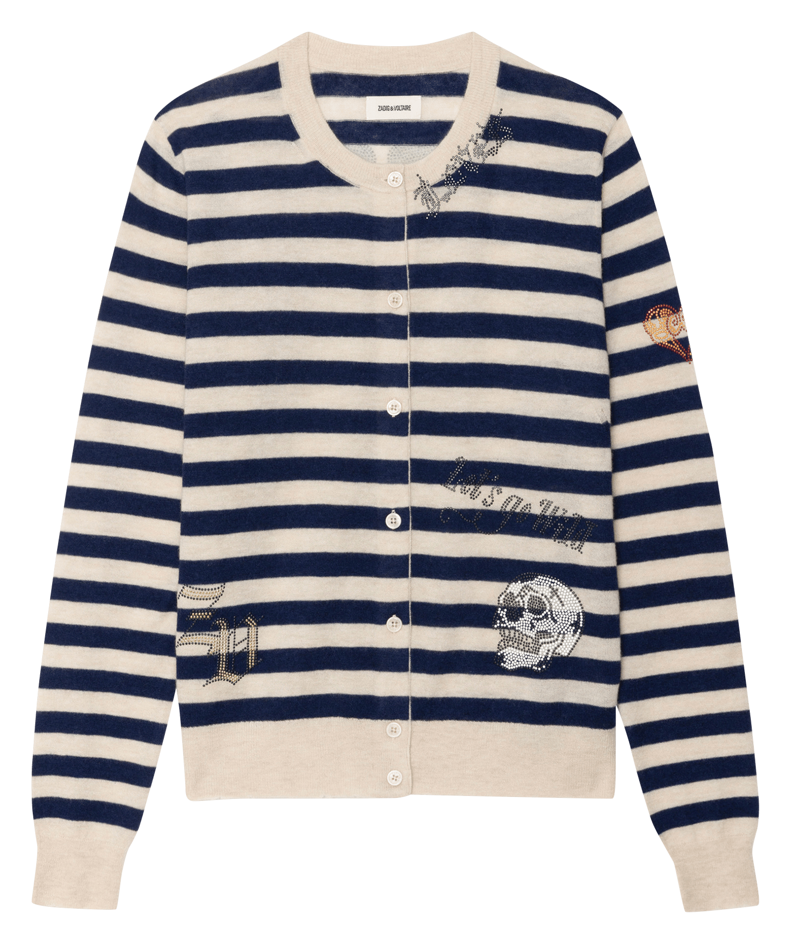 Gerader Kaschmir-Cardigan ZADIG&VOLTAIRE Blau