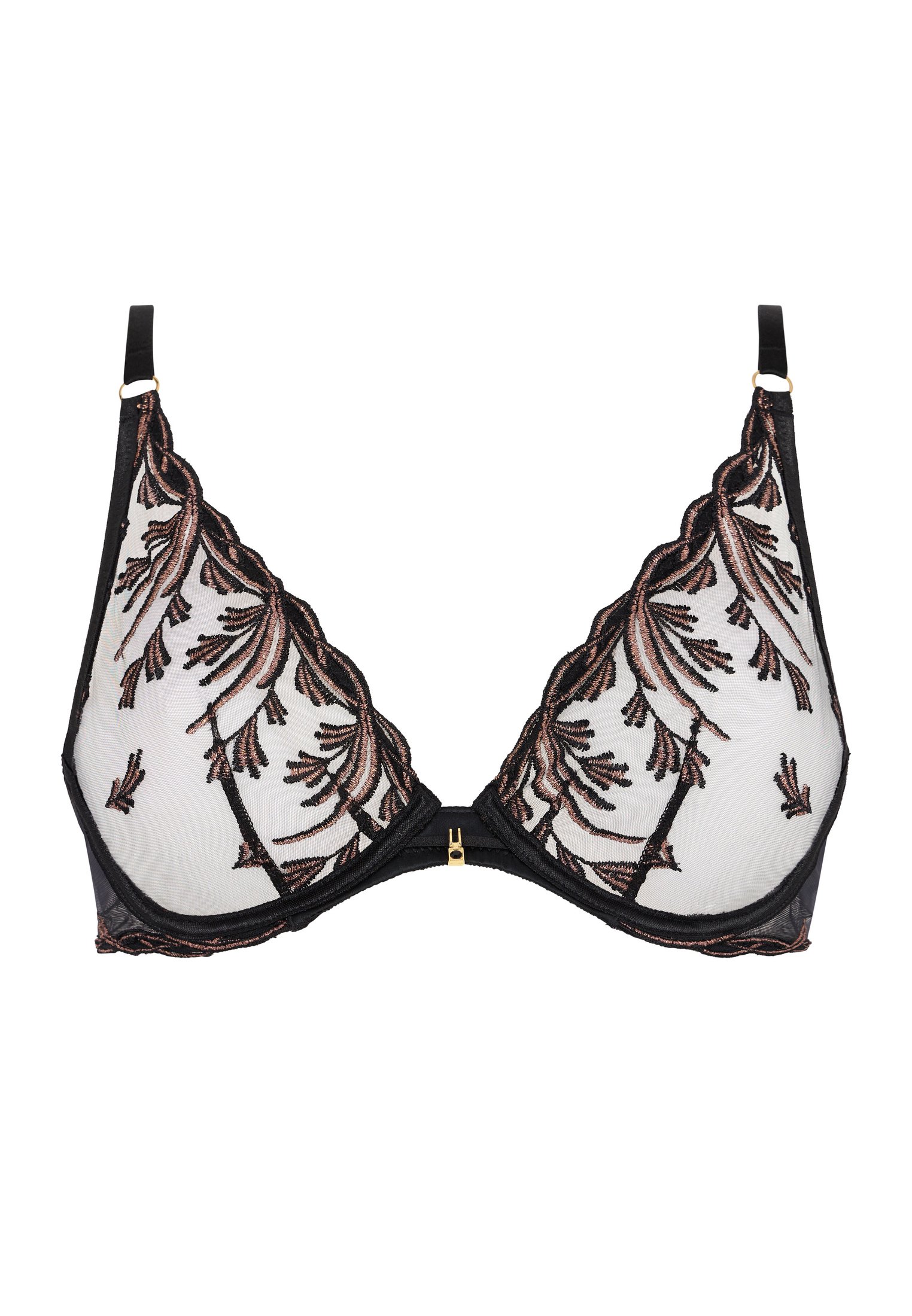 Architecture underwired triangle bra AUBADE Black