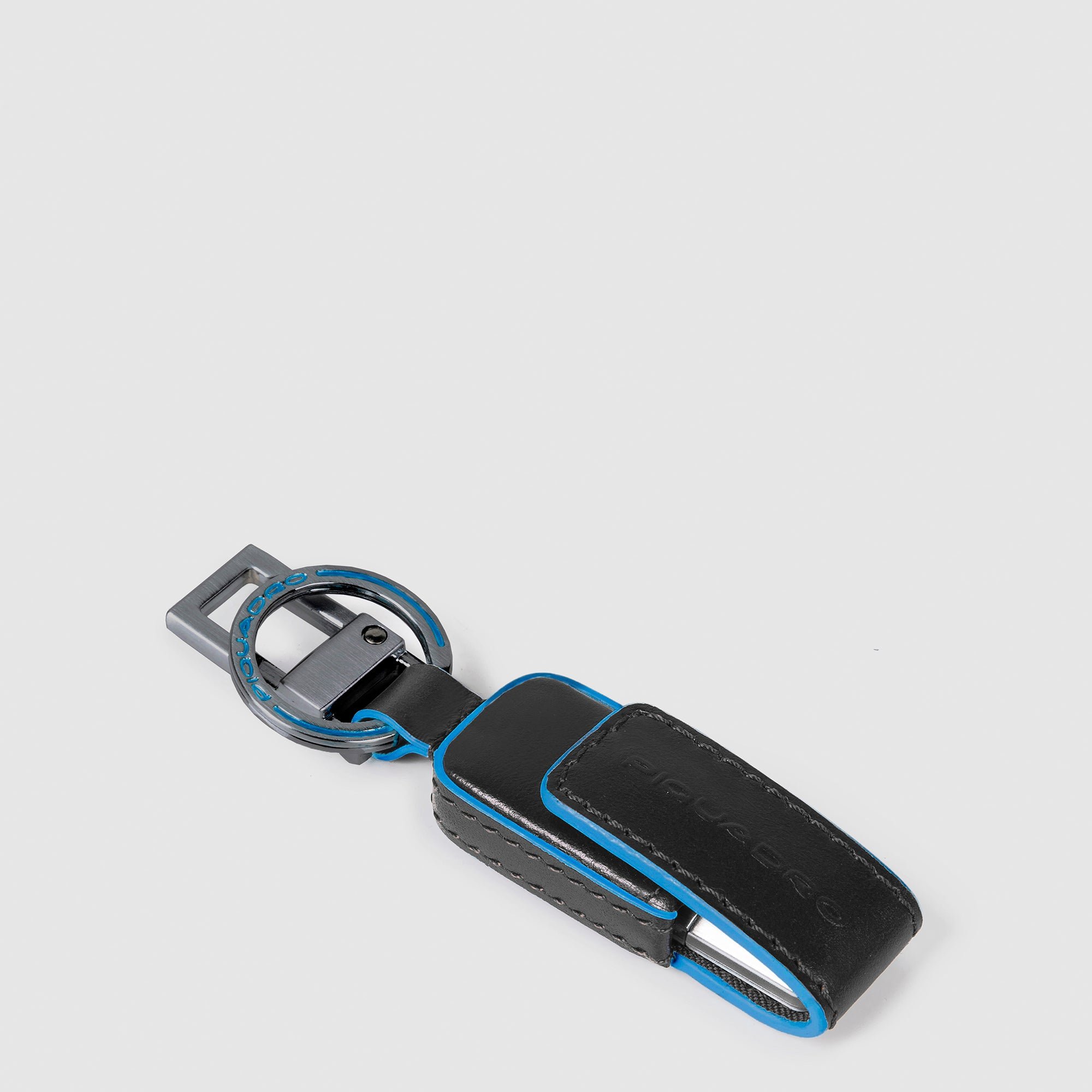 Keychain with 256GB USB flash drive PIQUADRO Black