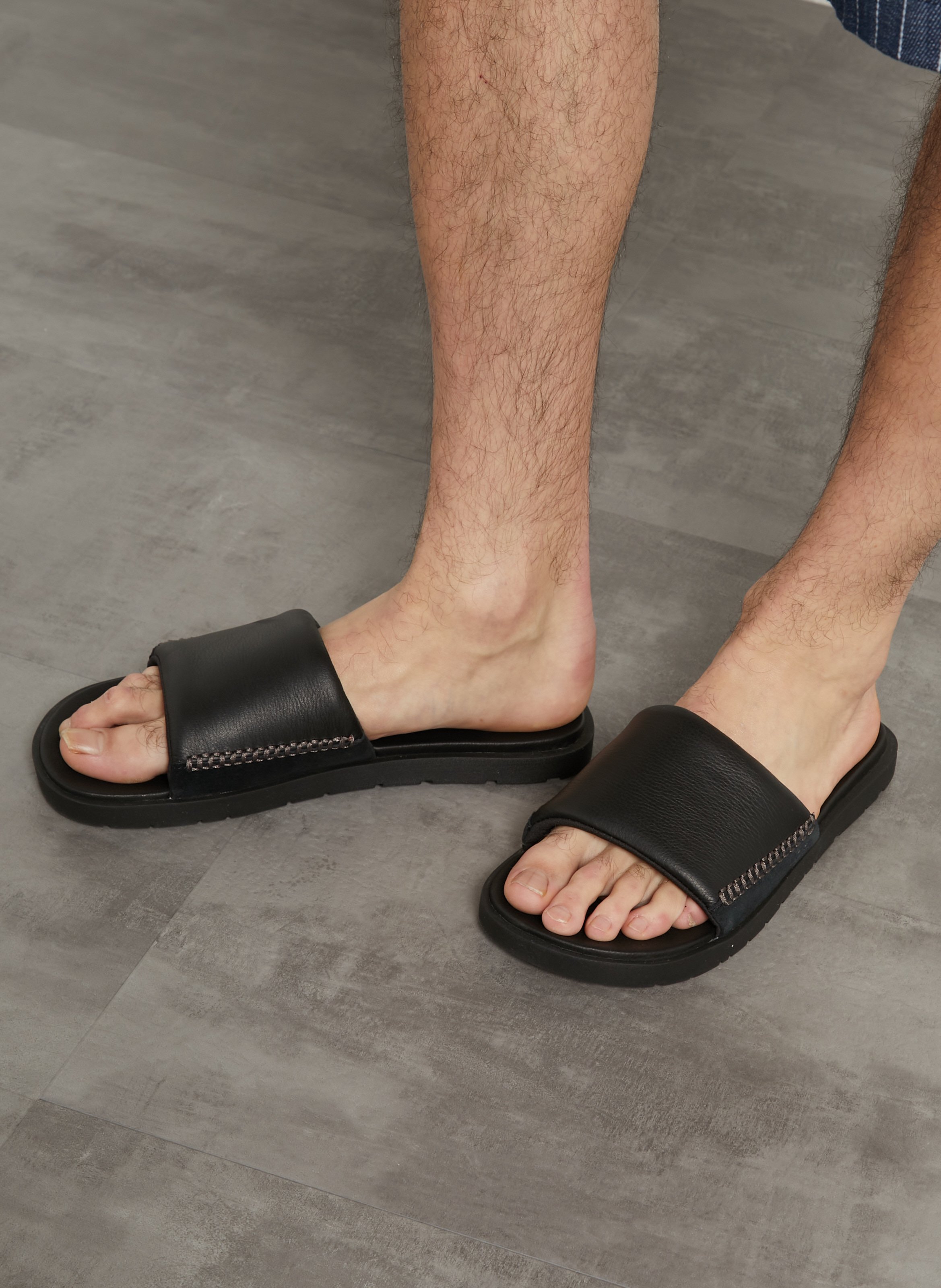 Ledersandalen UGG Schwarz