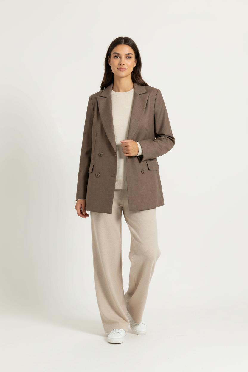 Veste Laura Laval - Seconde Main Marron