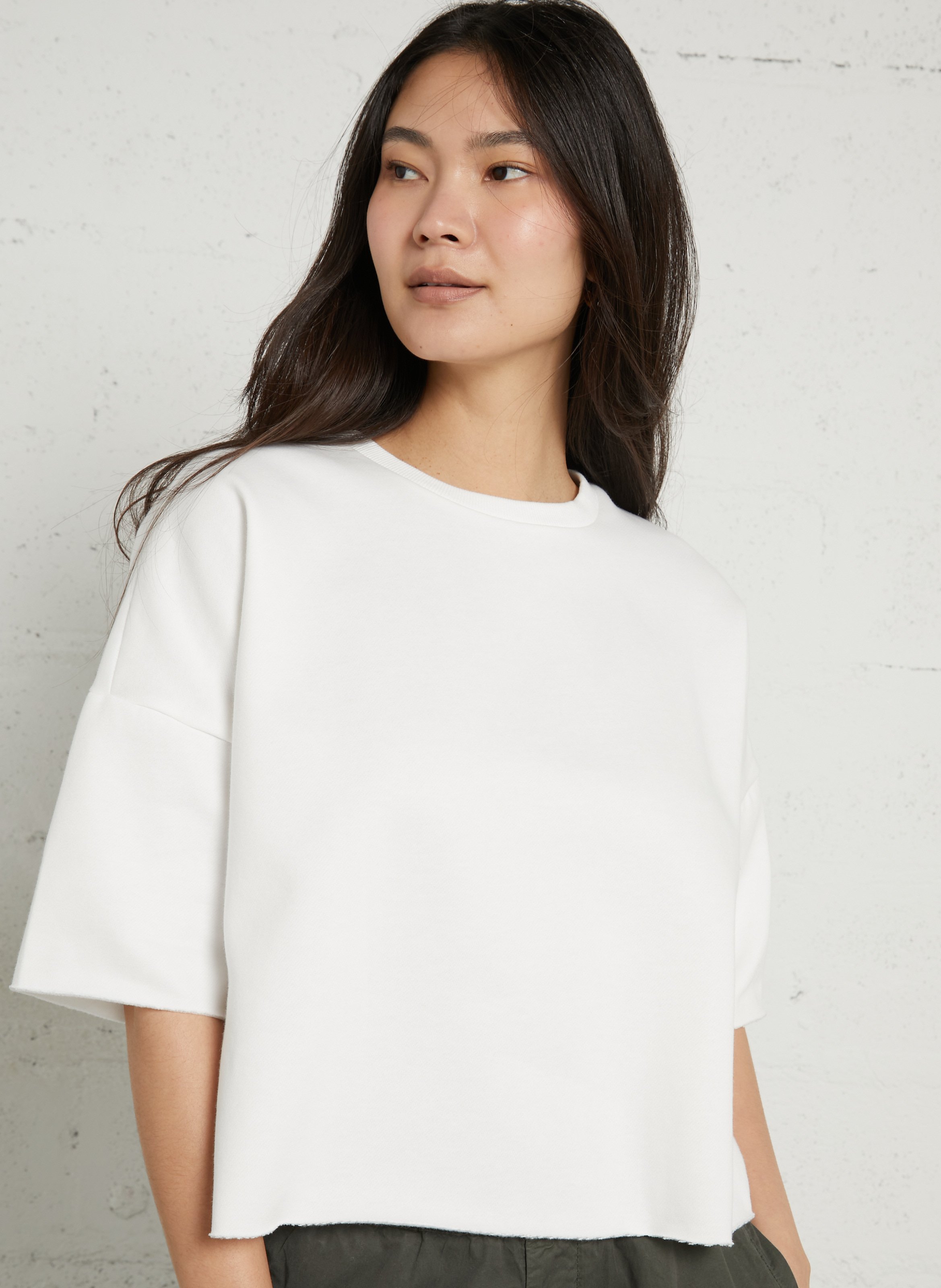 Round-neck cotton-blend sweatshirt JC SOPHIE