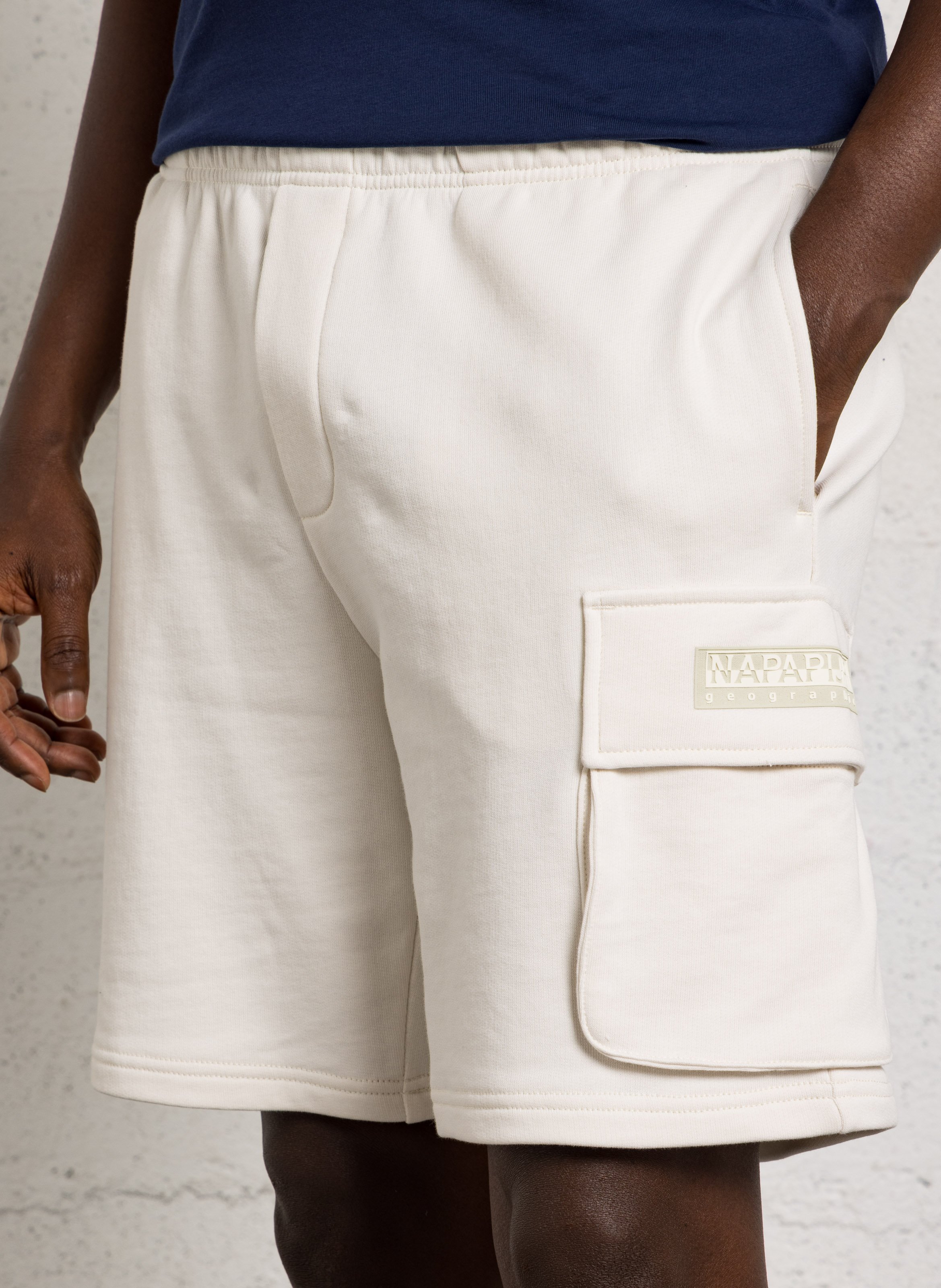 Gerade geschnittene Baumwollshorts NAPAPIJRI Weiss