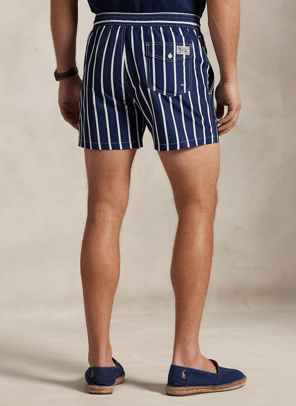 Gerade geschnittene Streifenshorts POLO RALPH LAUREN Blau
