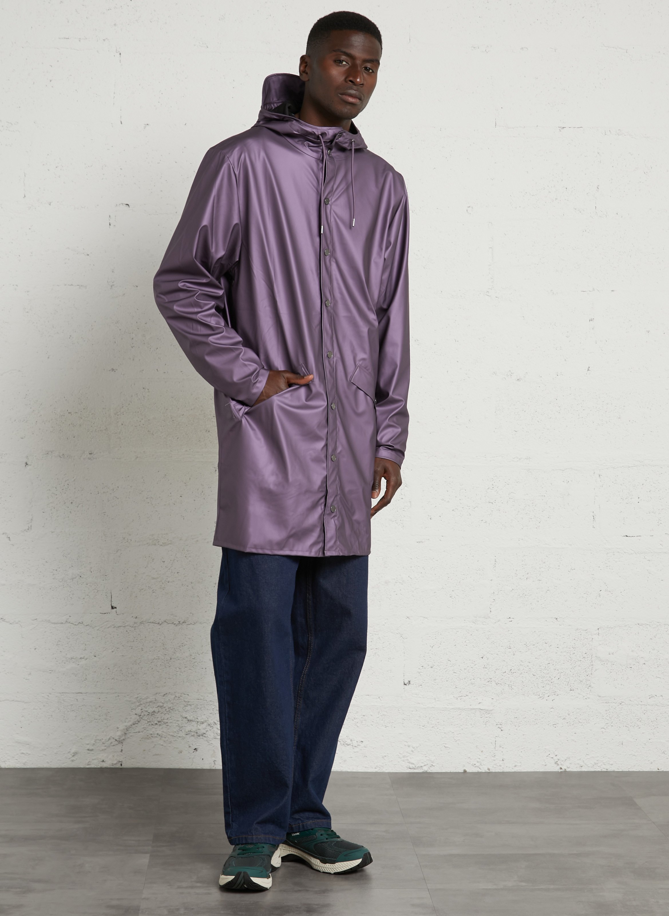 Coupe-vent imperméable à capuche RAINS