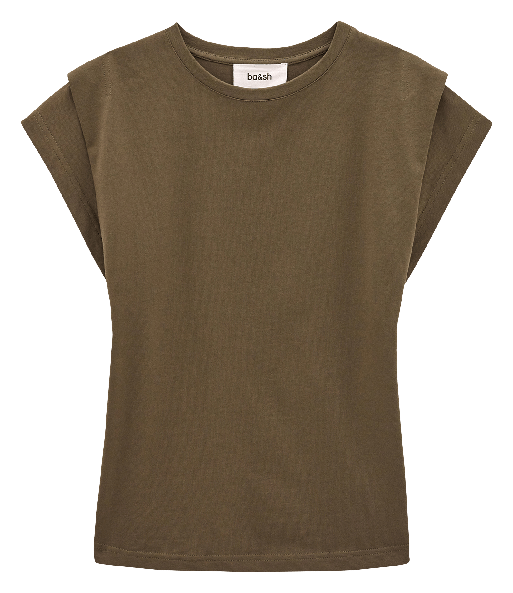 T-shirt met korte mouw BA&SH Bruin