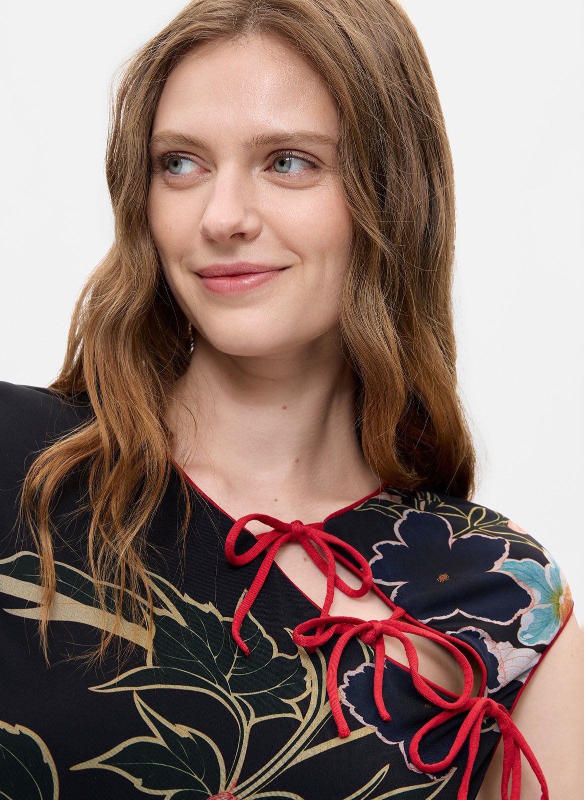 Top col rond DESIGUAL Noir
