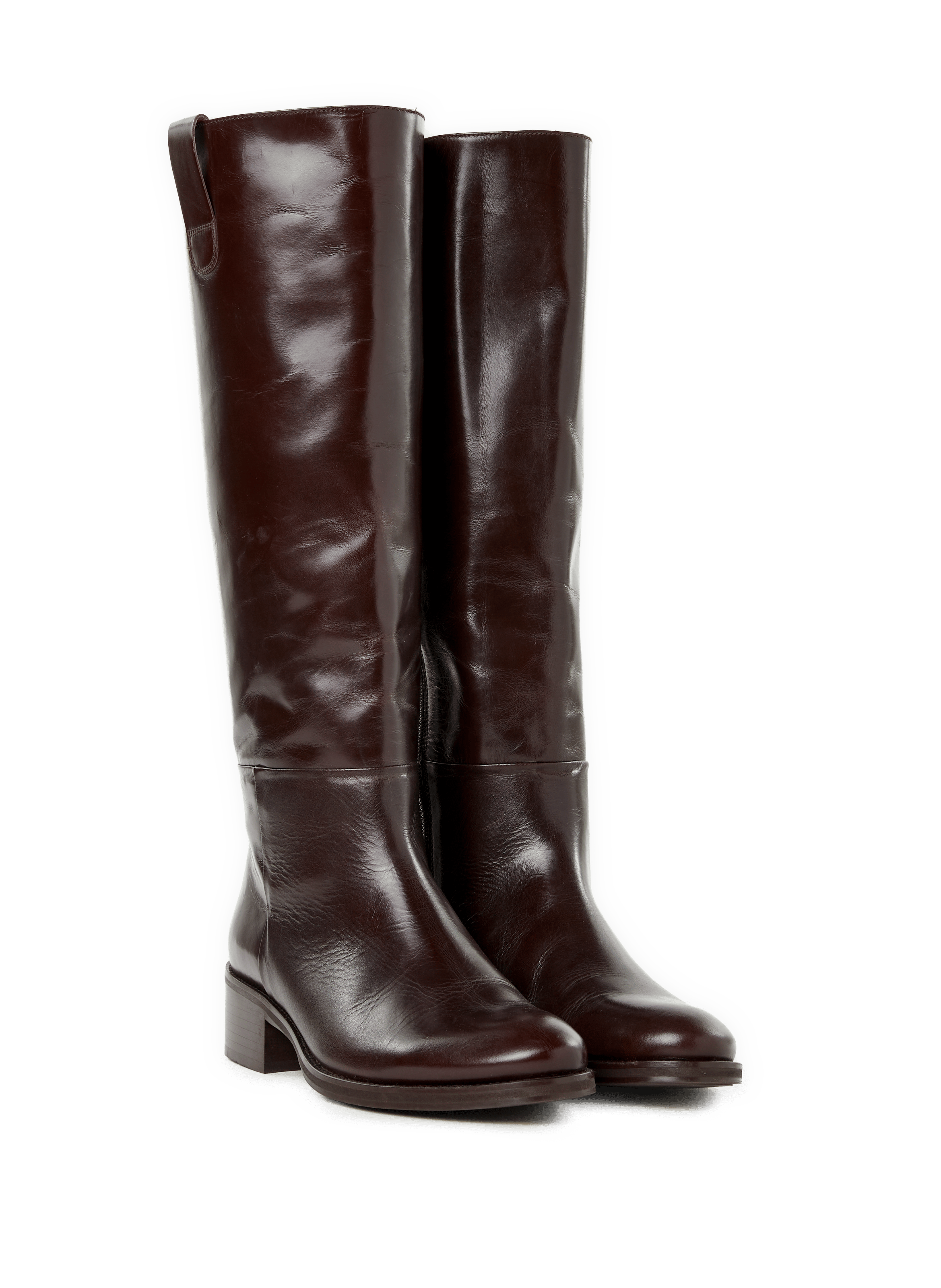 Barbara brown leather riding boots SAISON 1865 Brown