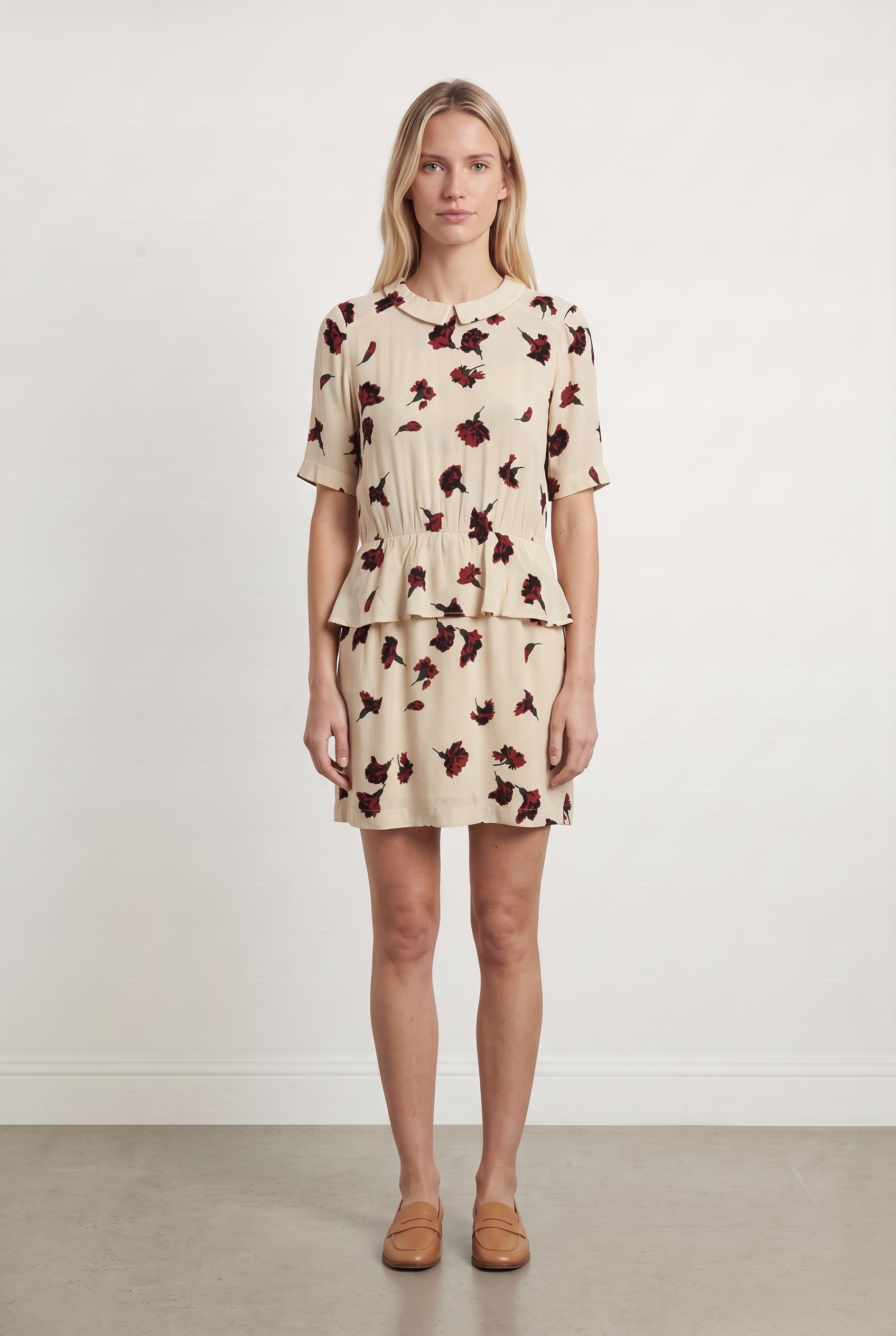 Robe courte & midi GANNI - Seconde Main Beige