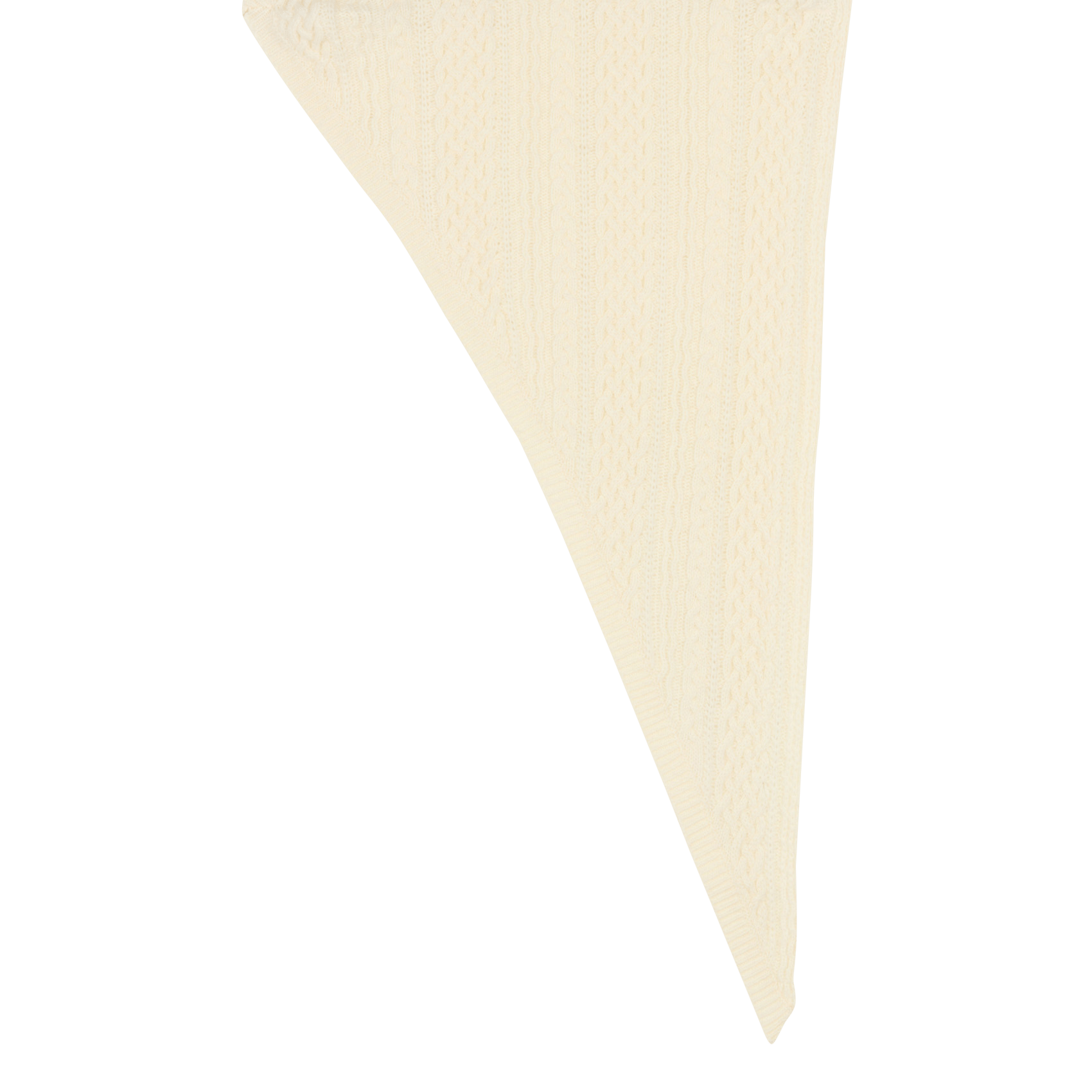 Echarpe triangulaire en laine mélangée MAISON ANJE