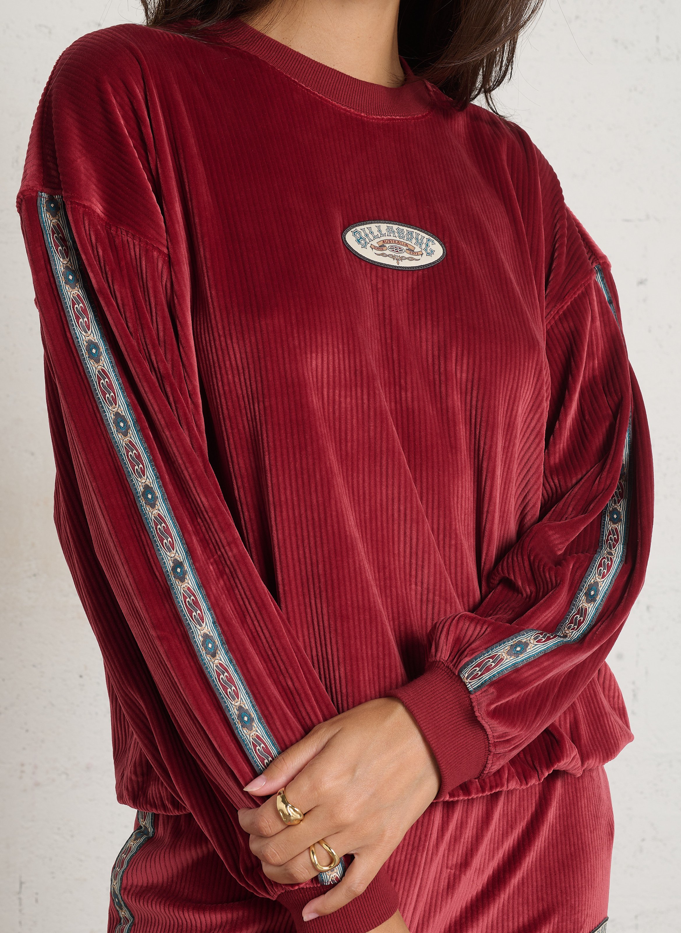 Sweatshirt mit Rundhalsausschnitt BILLABONG Rot