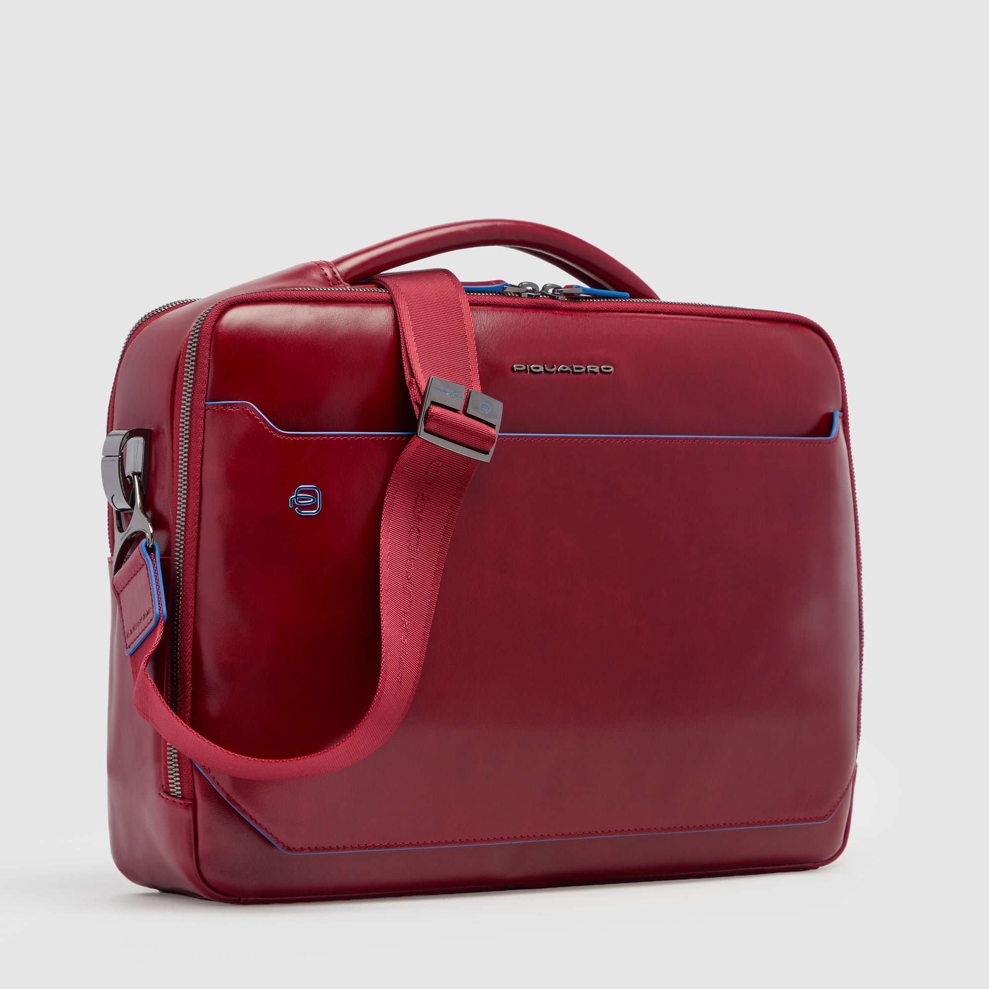Customizable 15.6" laptop bag PIQUADRO Red