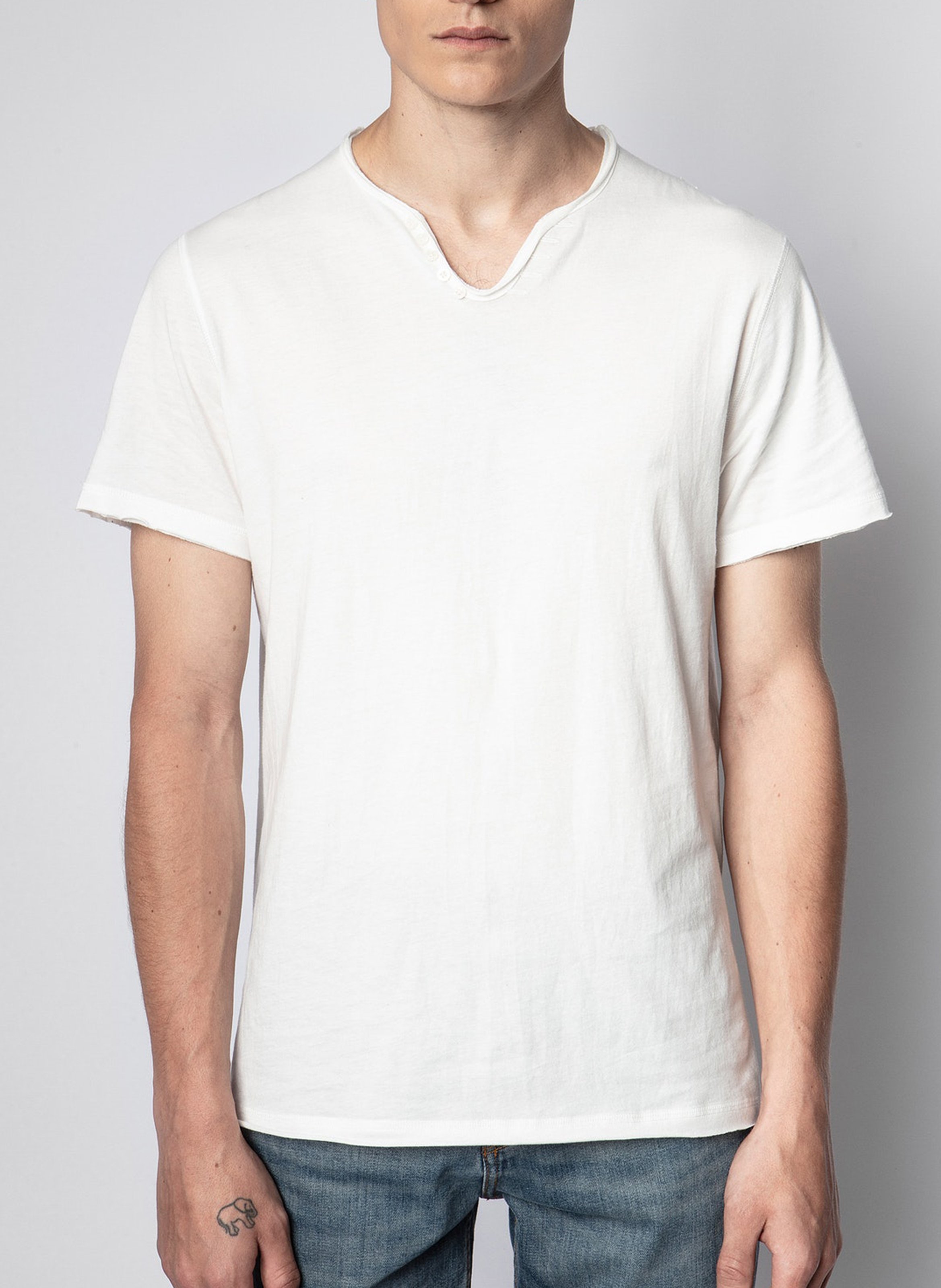 Henley-T-Shirt aus Baumwolle, Regular Fit ZADIG&VOLTAIRE