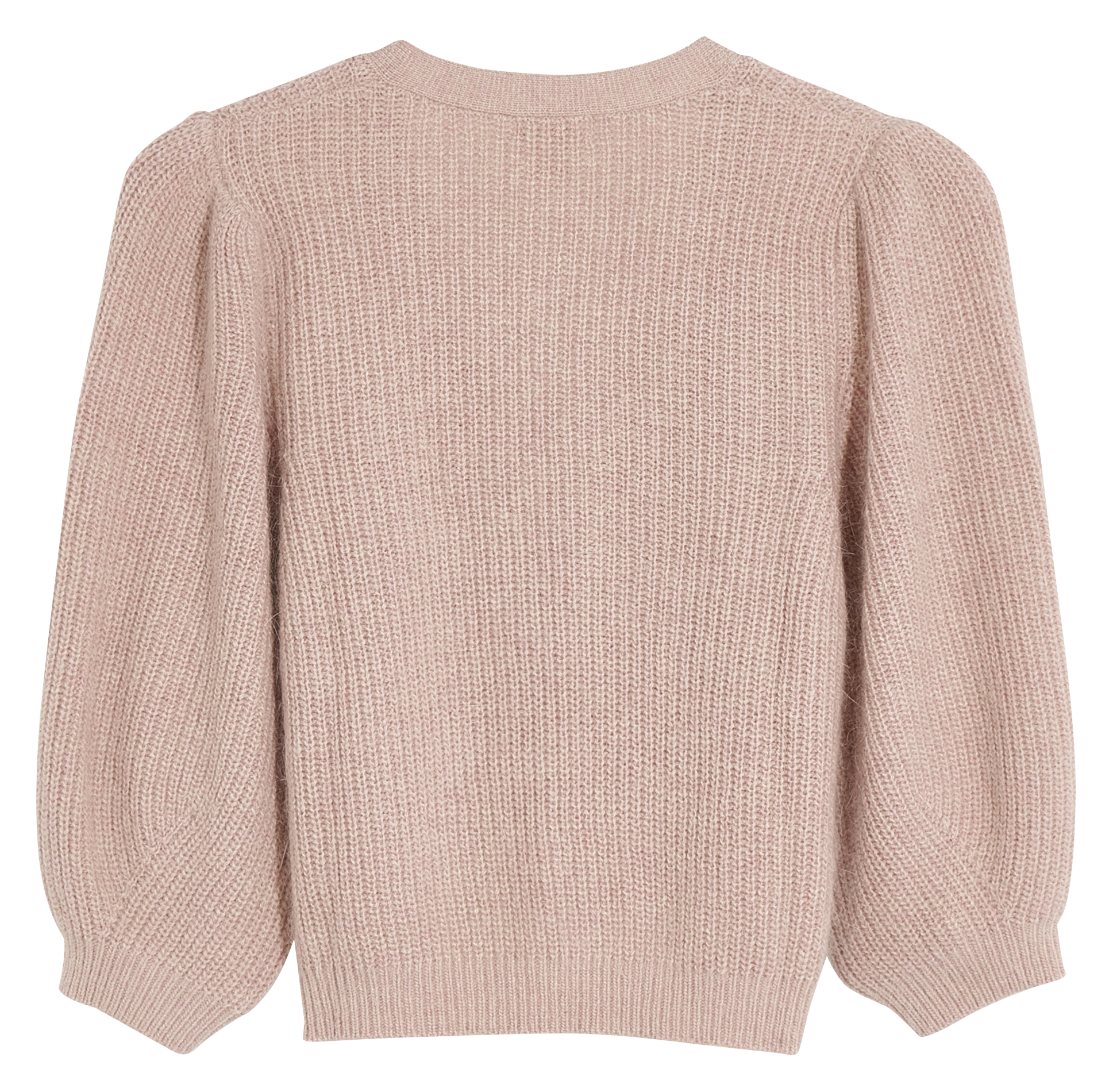 Cropped V-neck cardigan BELLEROSE Beige