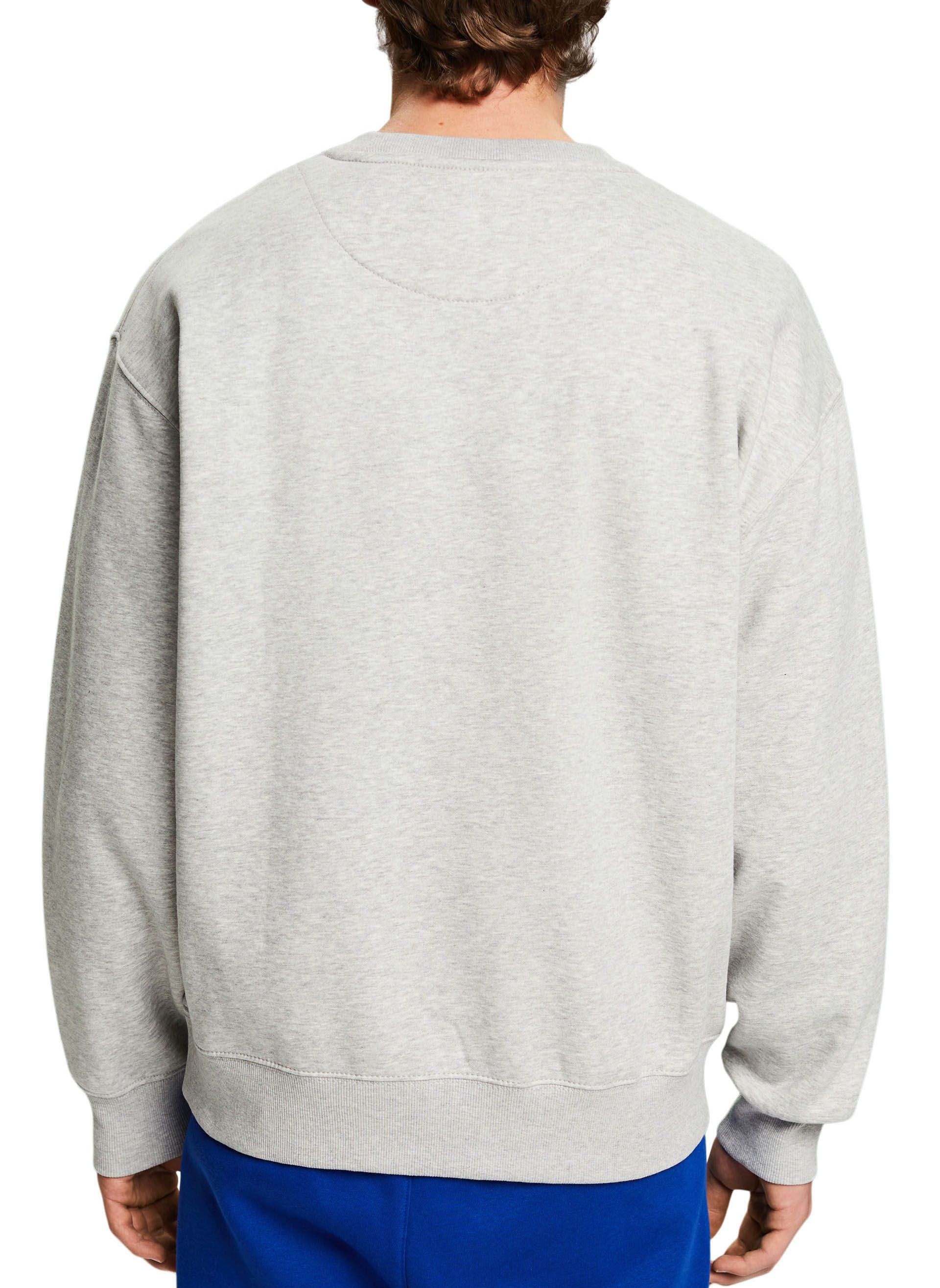 Rundhals-Sweatshirt mit Siebdruck ESPRIT Grau