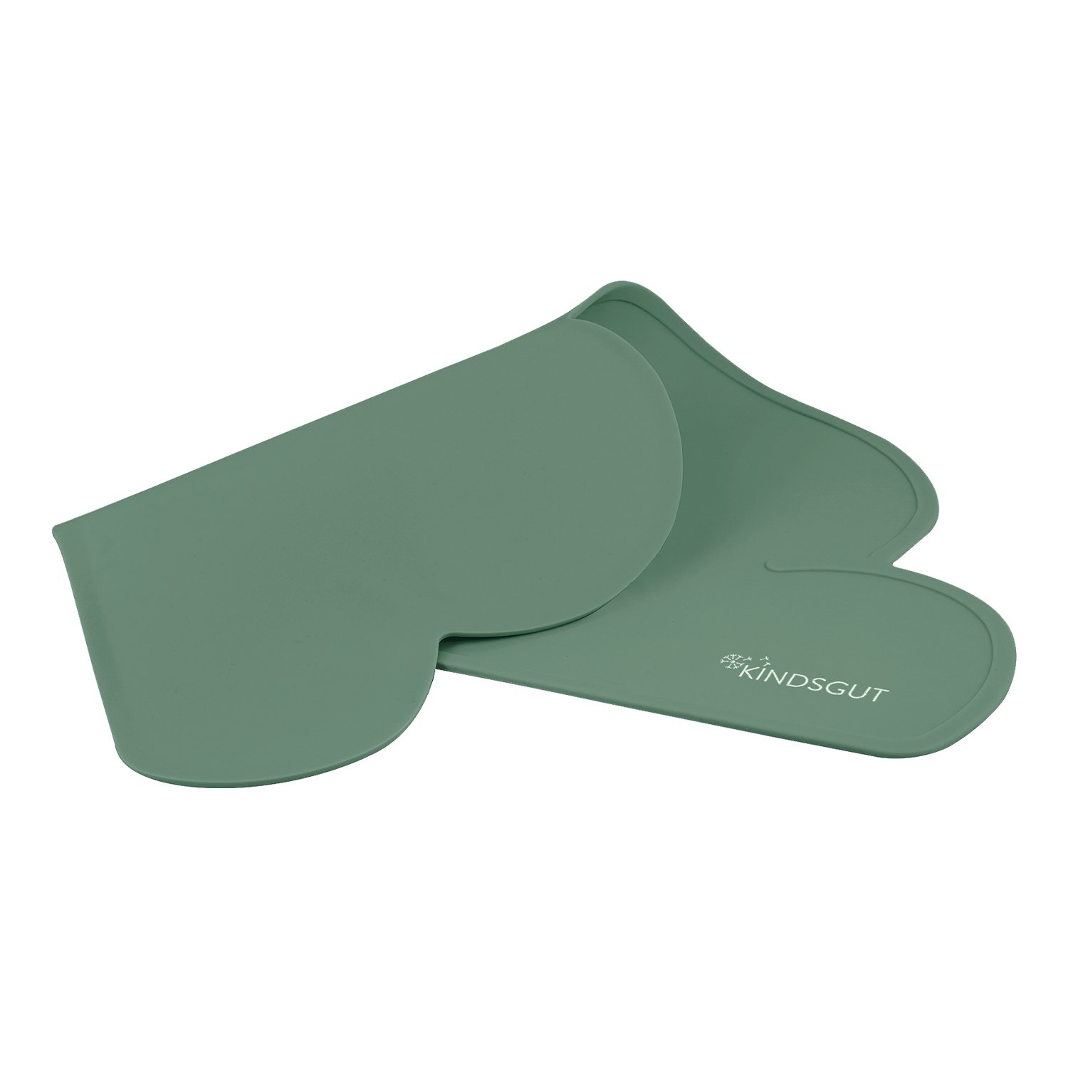 Set de table en forme de nuage en silicone KINDSGUT Vert