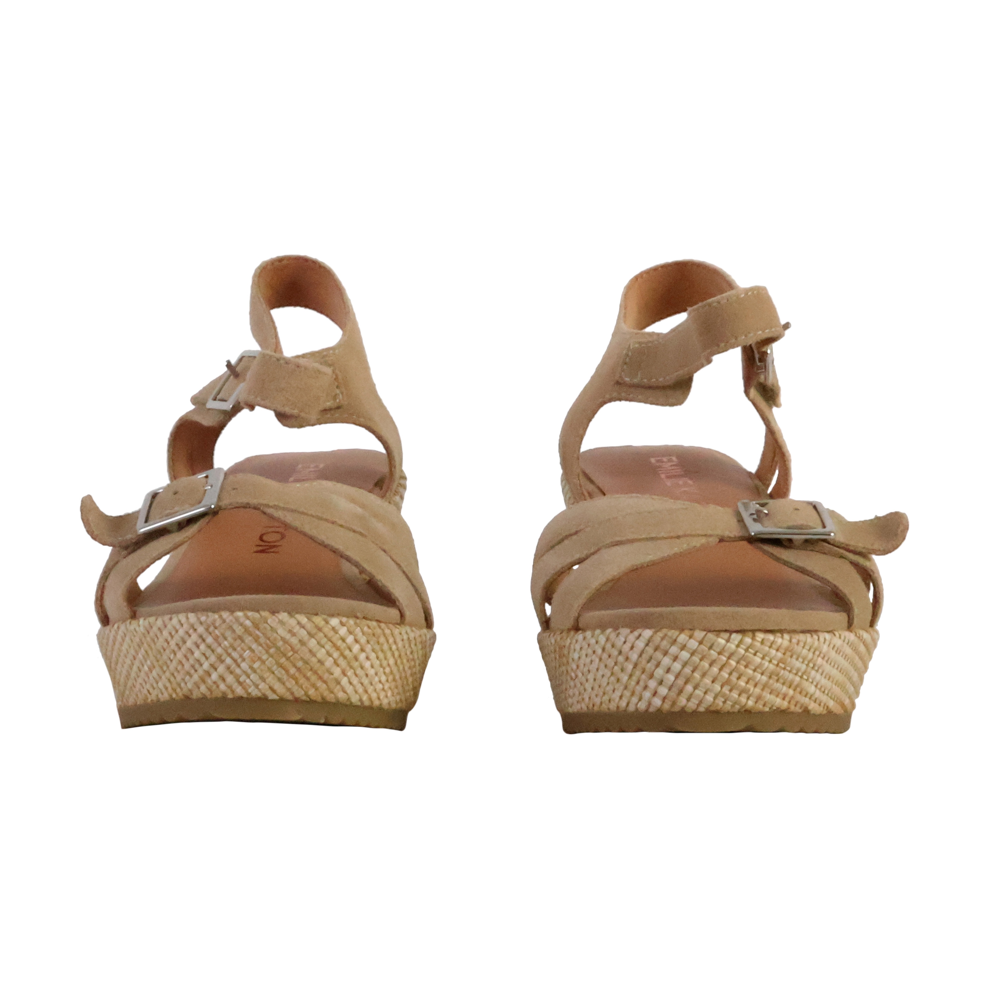 Esabel leather wedge sandal EMILIE KARSTON Beige