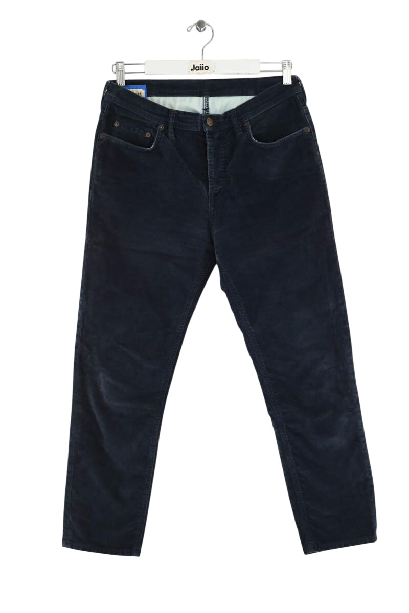 Straight leg bla konst cotton trousers ACNE STUDIOS - Seconde Main Blue