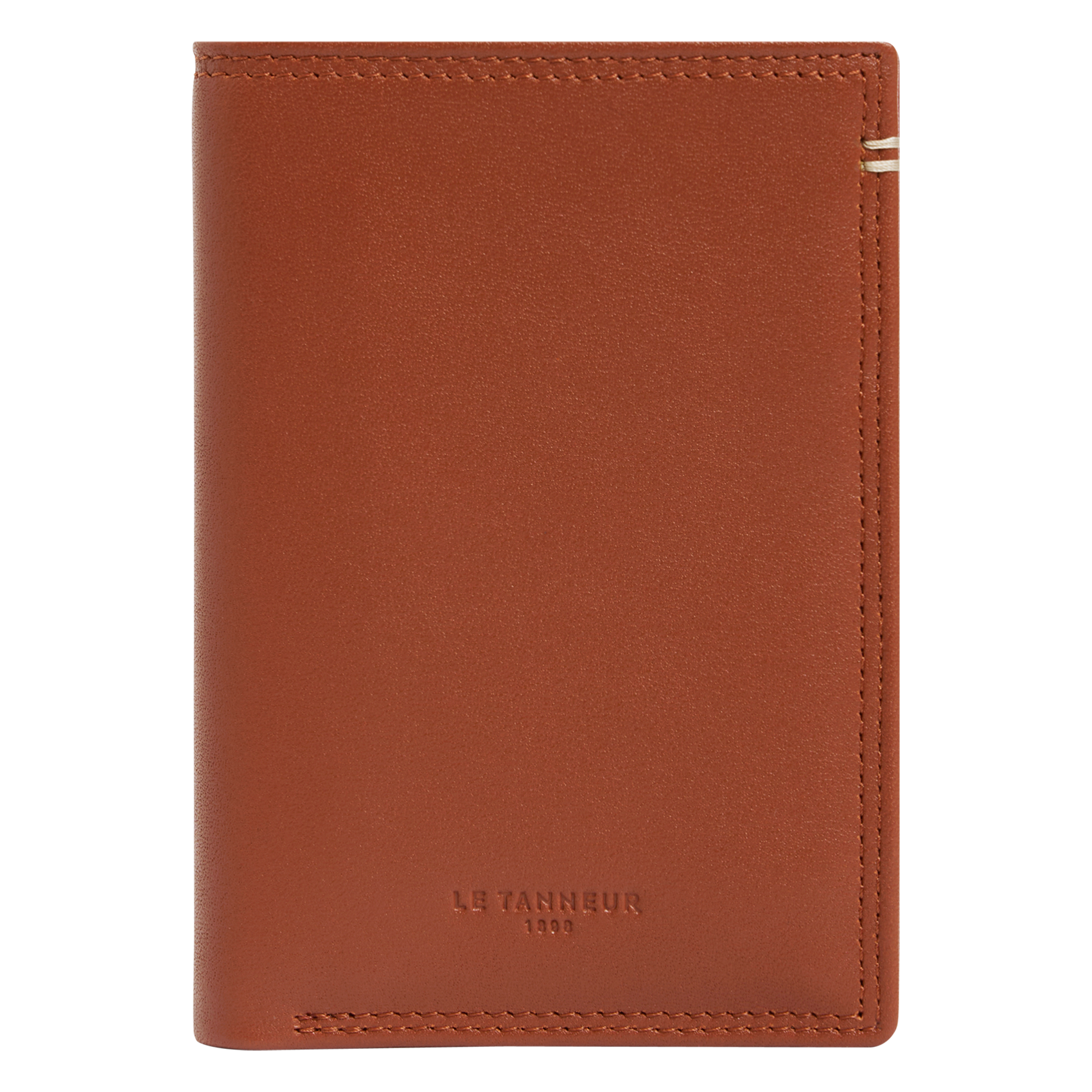 Kleine, leren portemonnee LE TANNEUR Veelkleurig