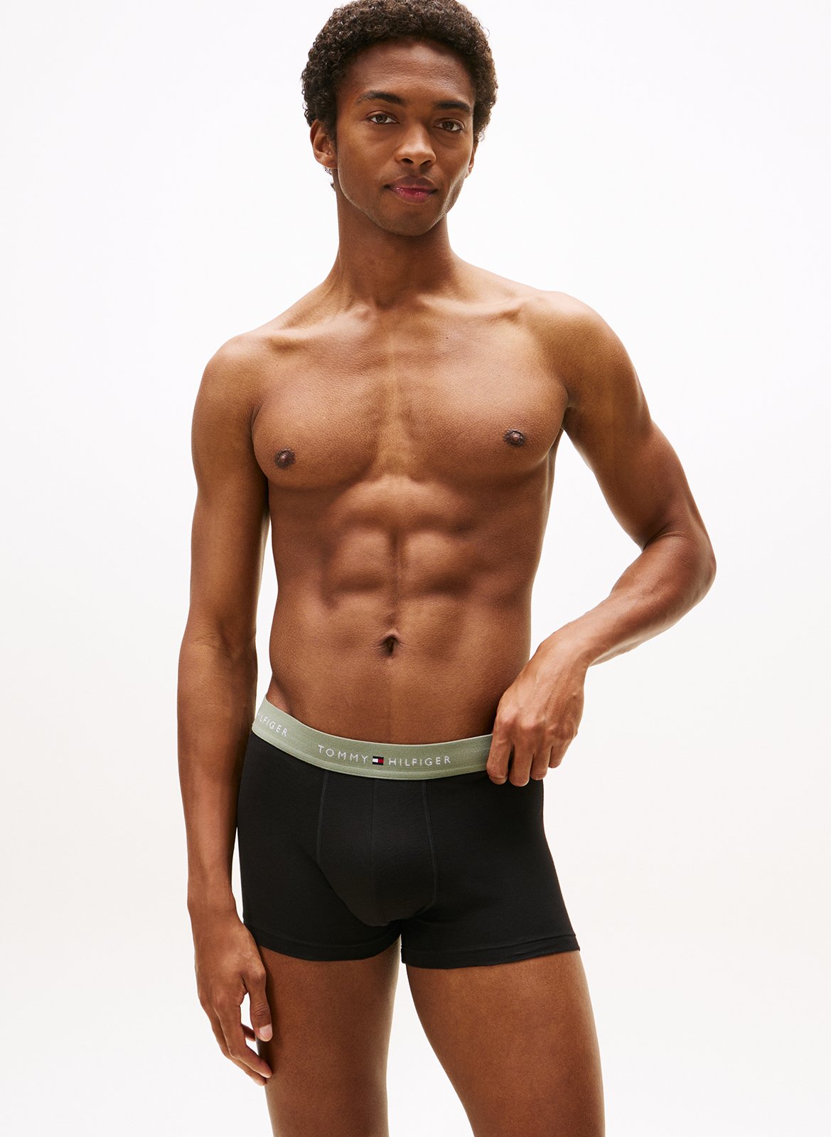 Lot de 3 boxers en coton mélangé TOMMY HILFIGER Noir