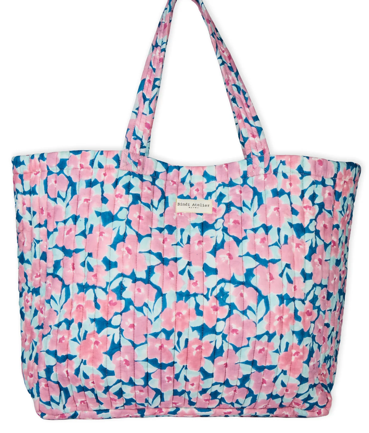 Printed posy tote bag BINDI ATELIER