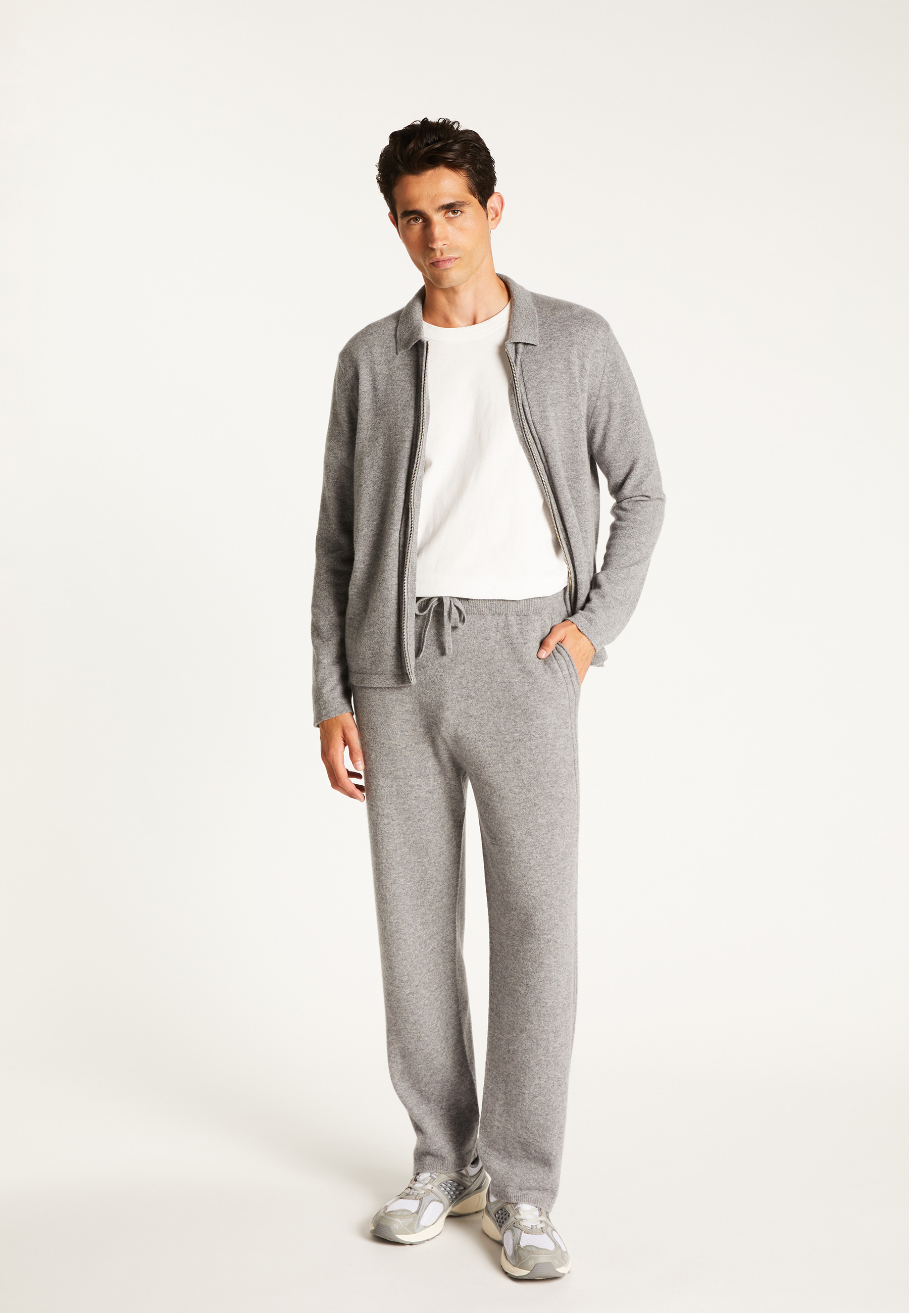 Cashmere pants MAISON MONTAGUT Grey