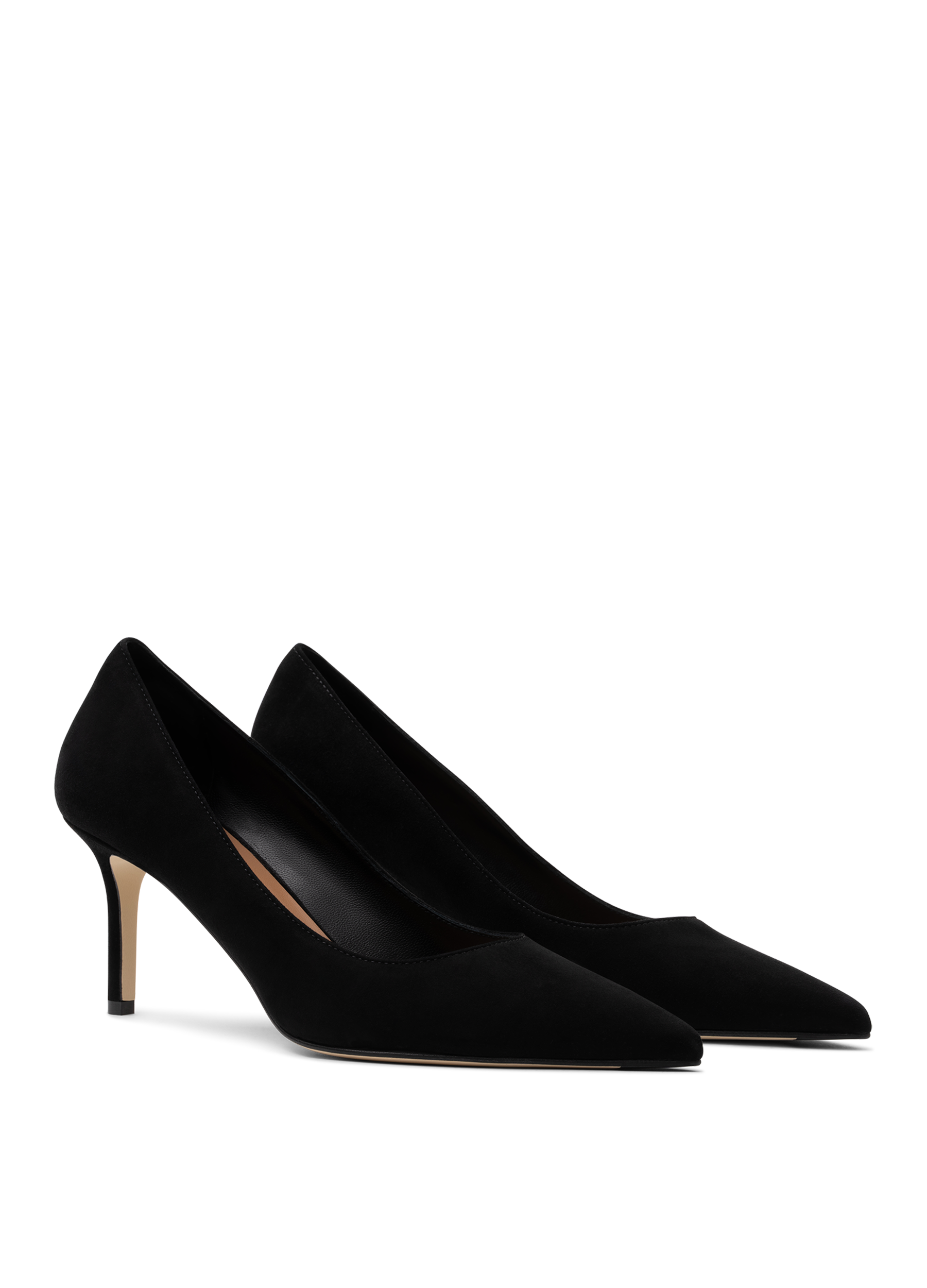 Black goat leather pumps PARALLELE PARIS Black