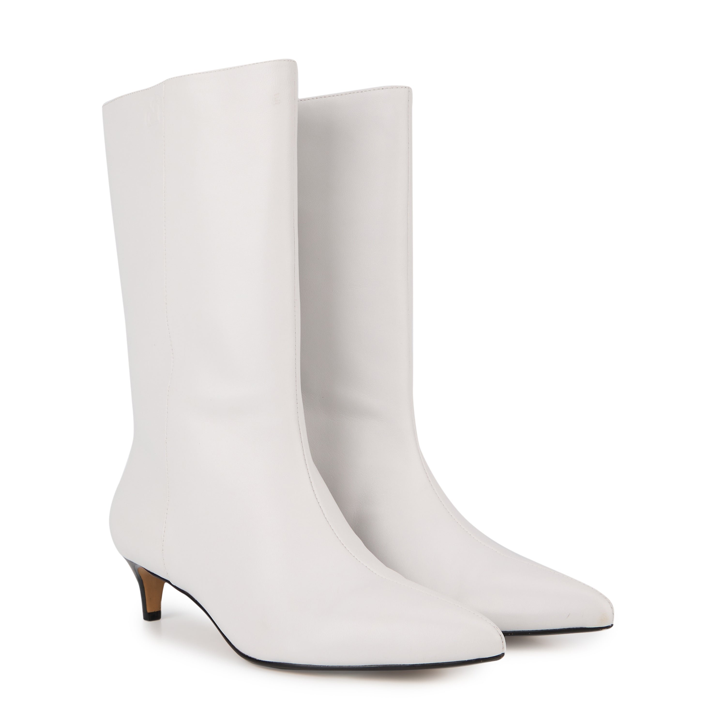 Yolanda smooth leather BONS BAISERS PARIS White