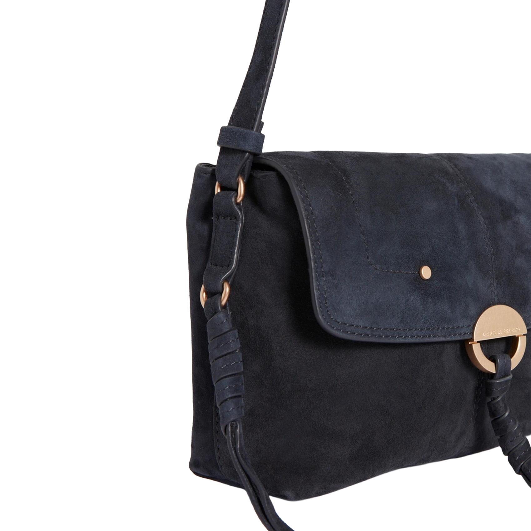 Dori leather shoulder bag VANESSA BRUNO Blue