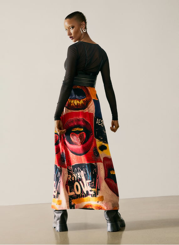 Robe conçue par mr. christian lacroix multicolore Desigual | La Redoute Robe conçue par mr. christian lacroix multicolore Desigual | La Redoute
