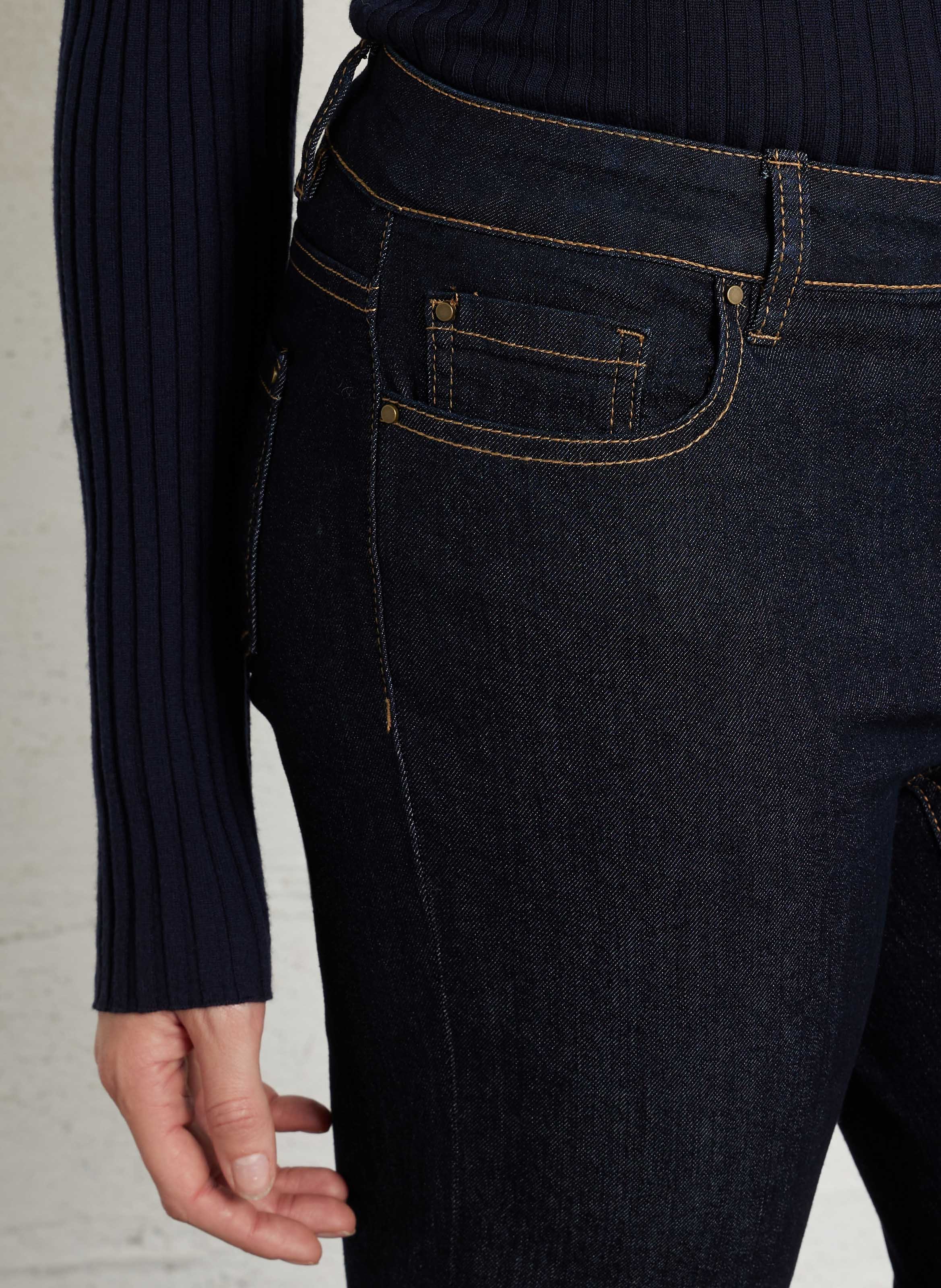 Cropped Jeans aus Baumwoll-Mix MAISON 123 Blau