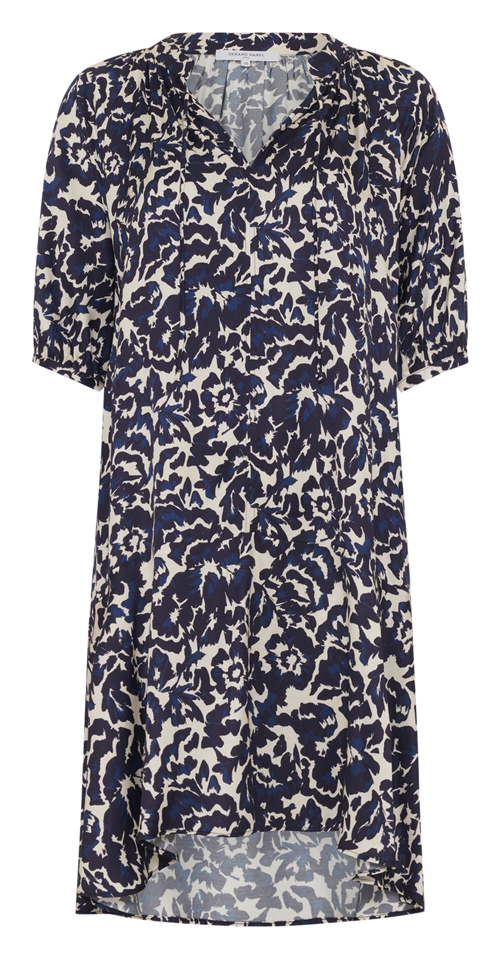 Robe courte ample imprimée GERARD DAREL Bleu