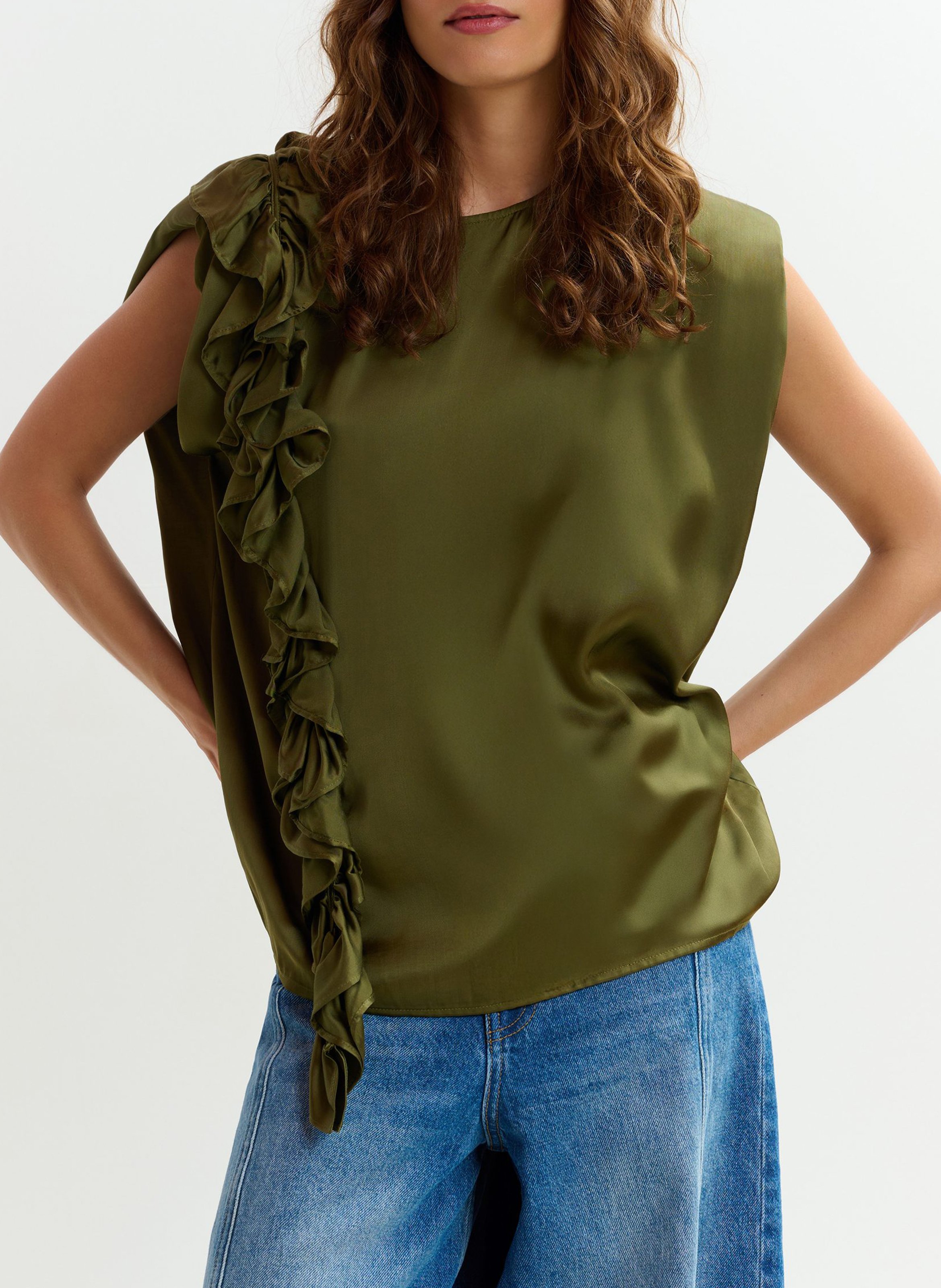 Top col rond  ESSENTIEL ANTWERP Vert