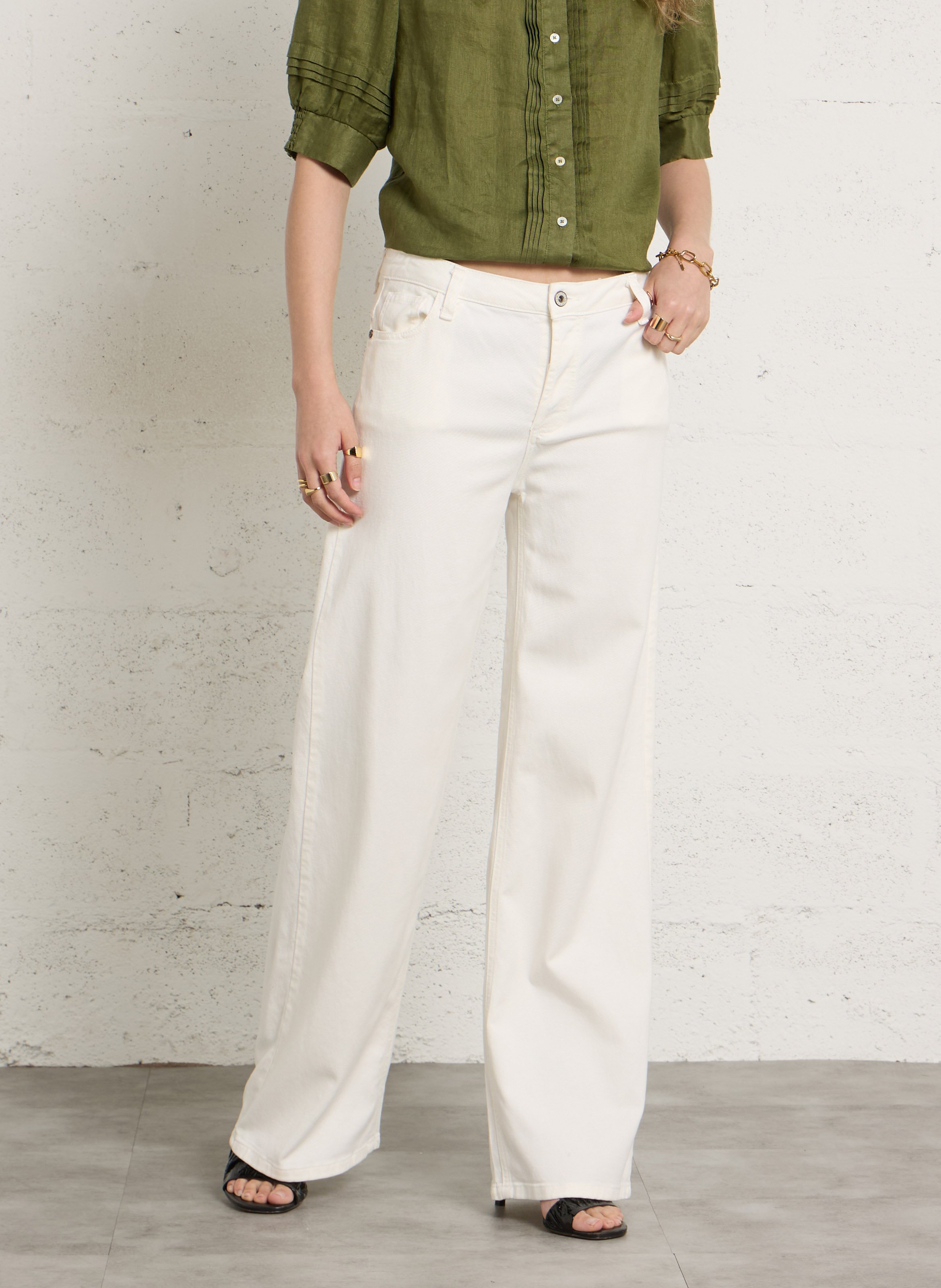 Wide trousers PLEASE Blue