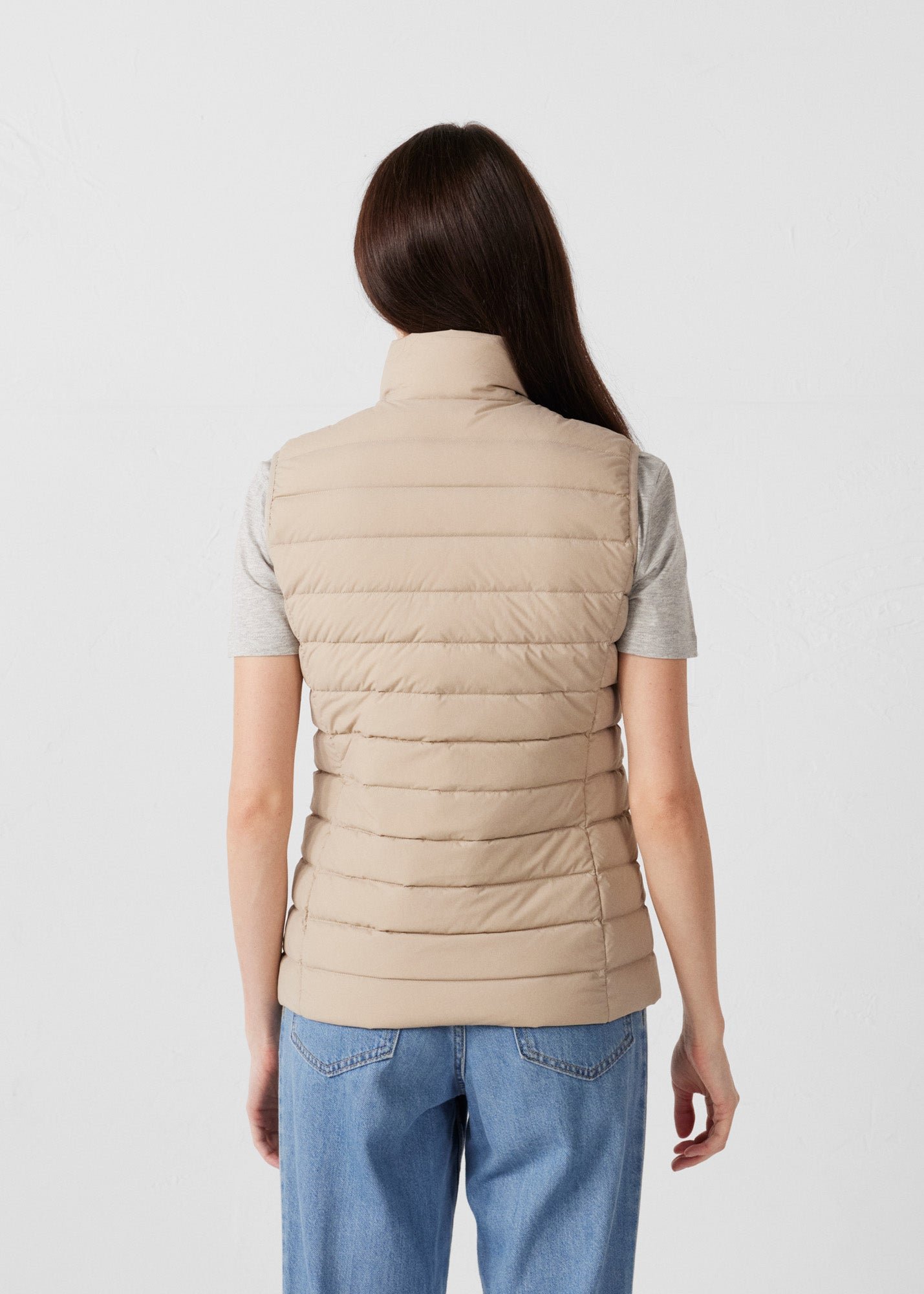 Doudoune sans manches stretch grenada JOTT Beige