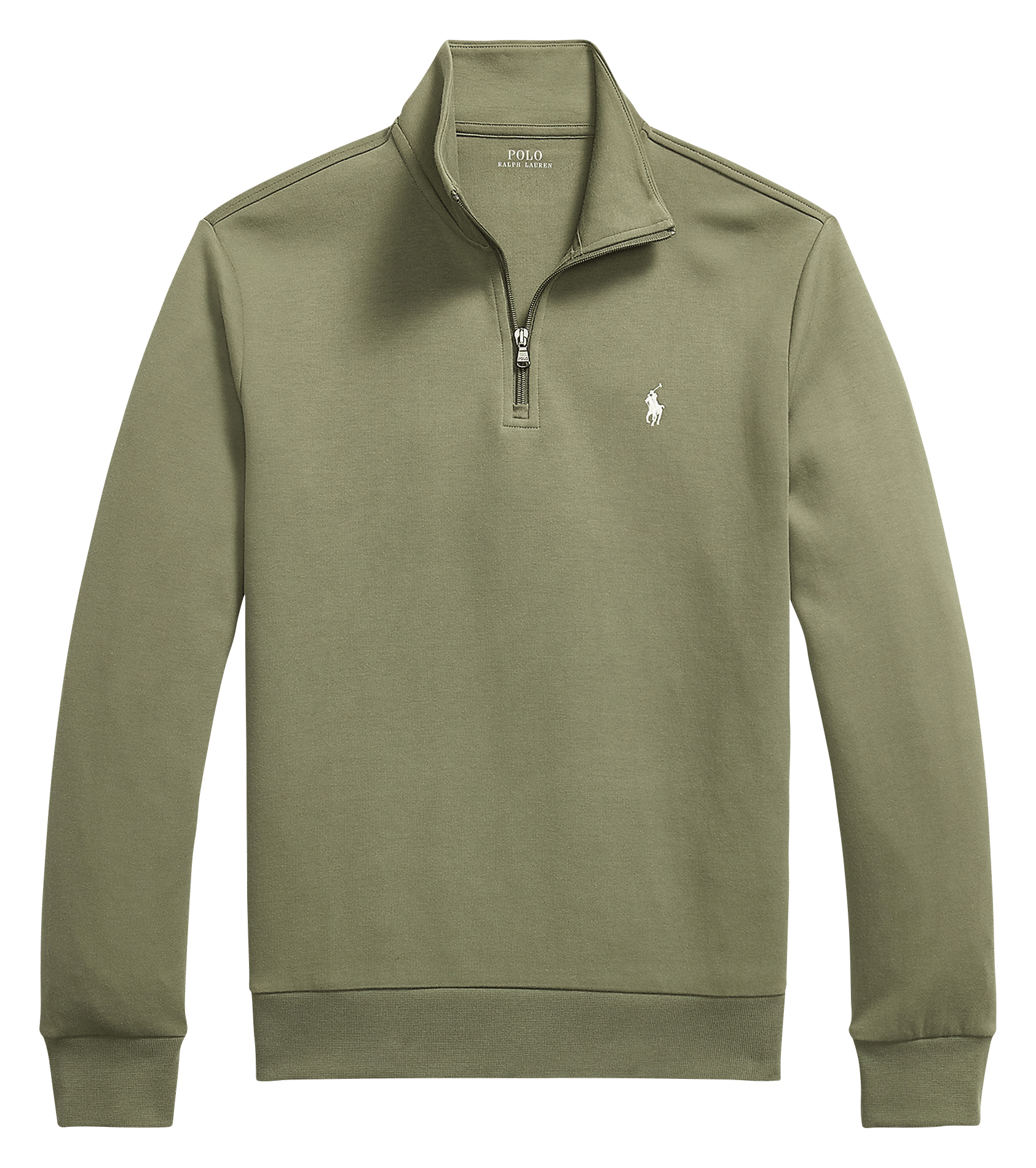 Sweatshirt aus Baumwoll-Mix mit Stehkragen POLO RALPH LAUREN Grun