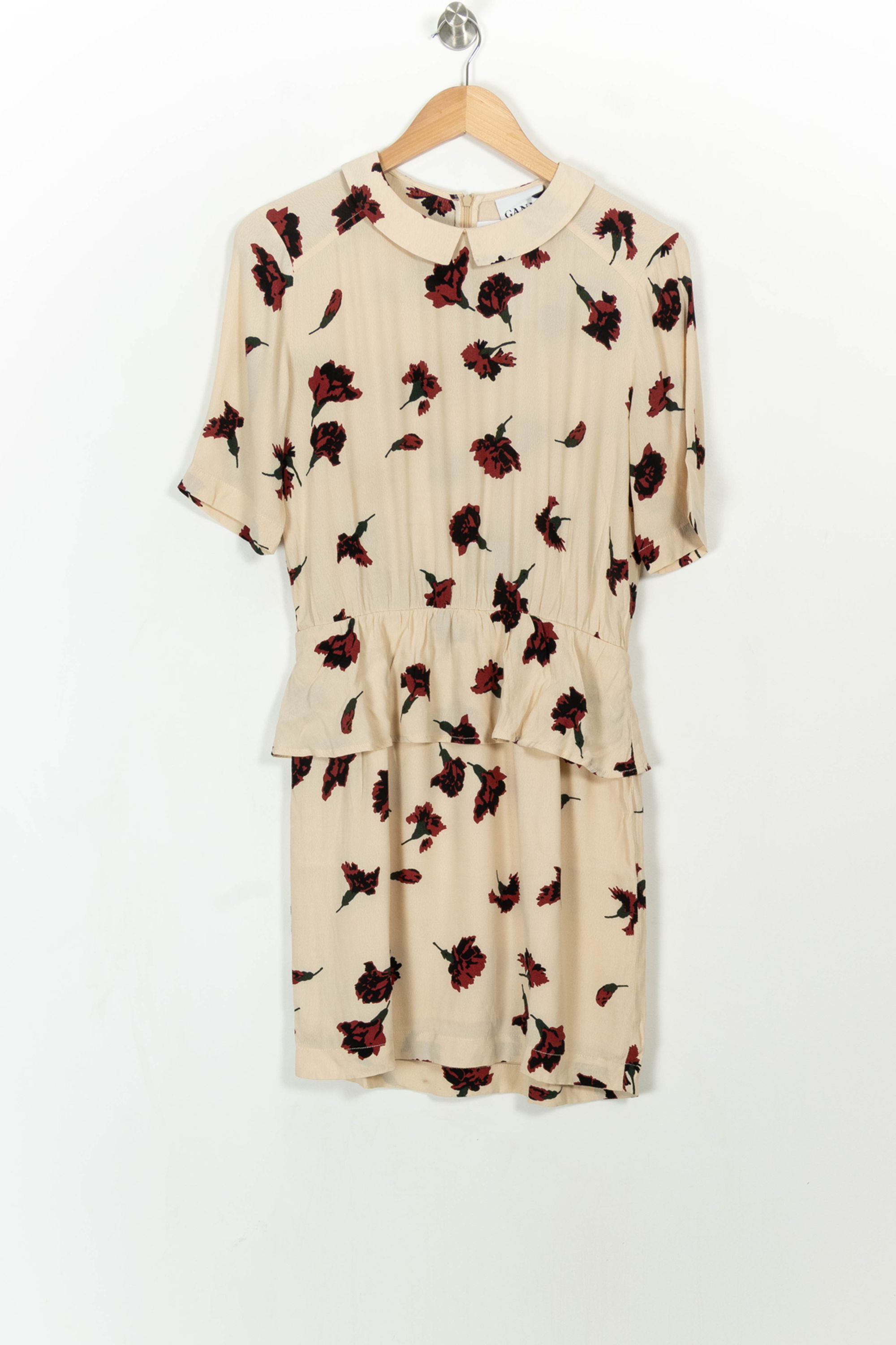 Robe courte & midi GANNI - Seconde Main Beige