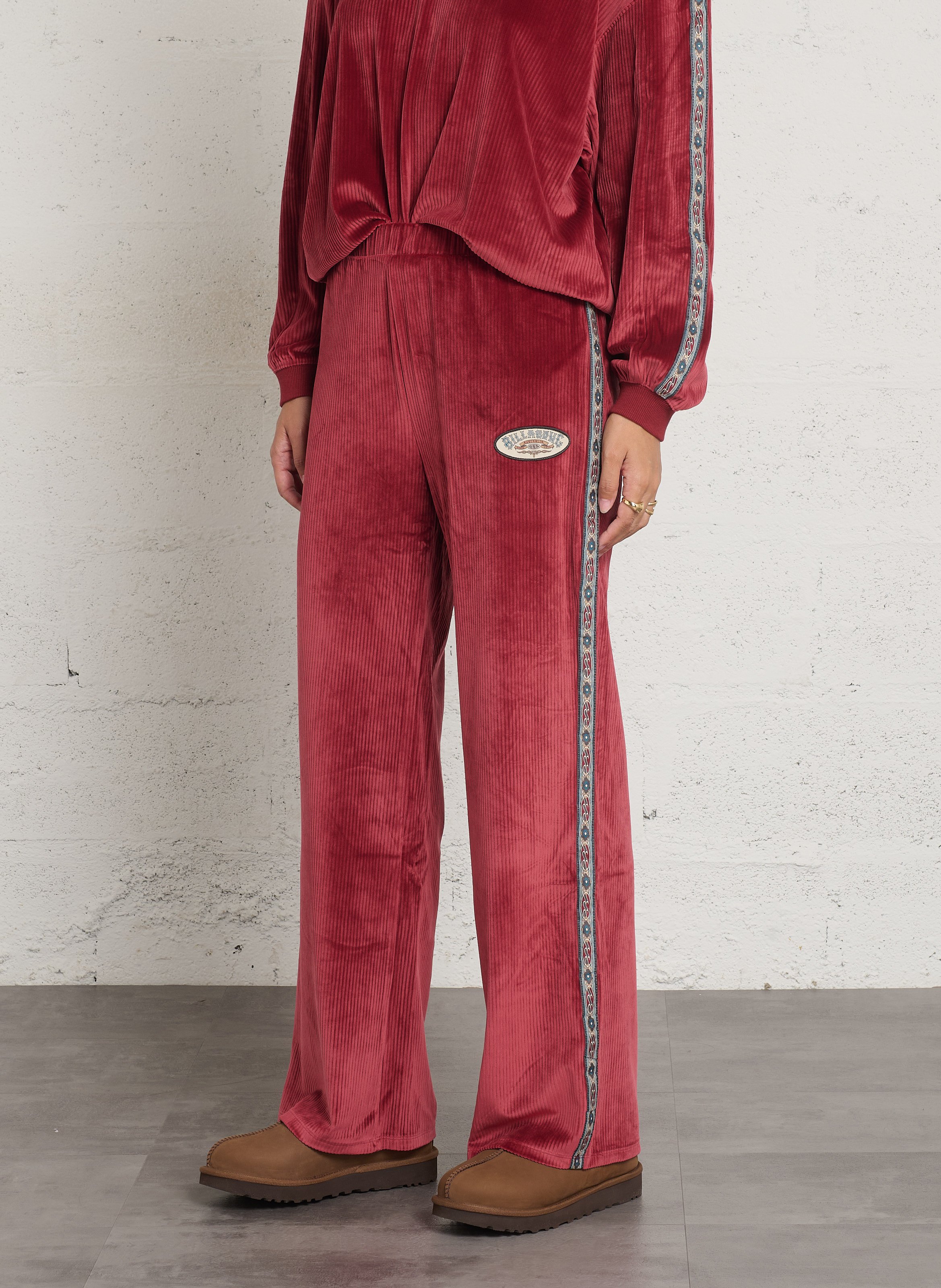 Jogginghose aus Cord BILLABONG Rot