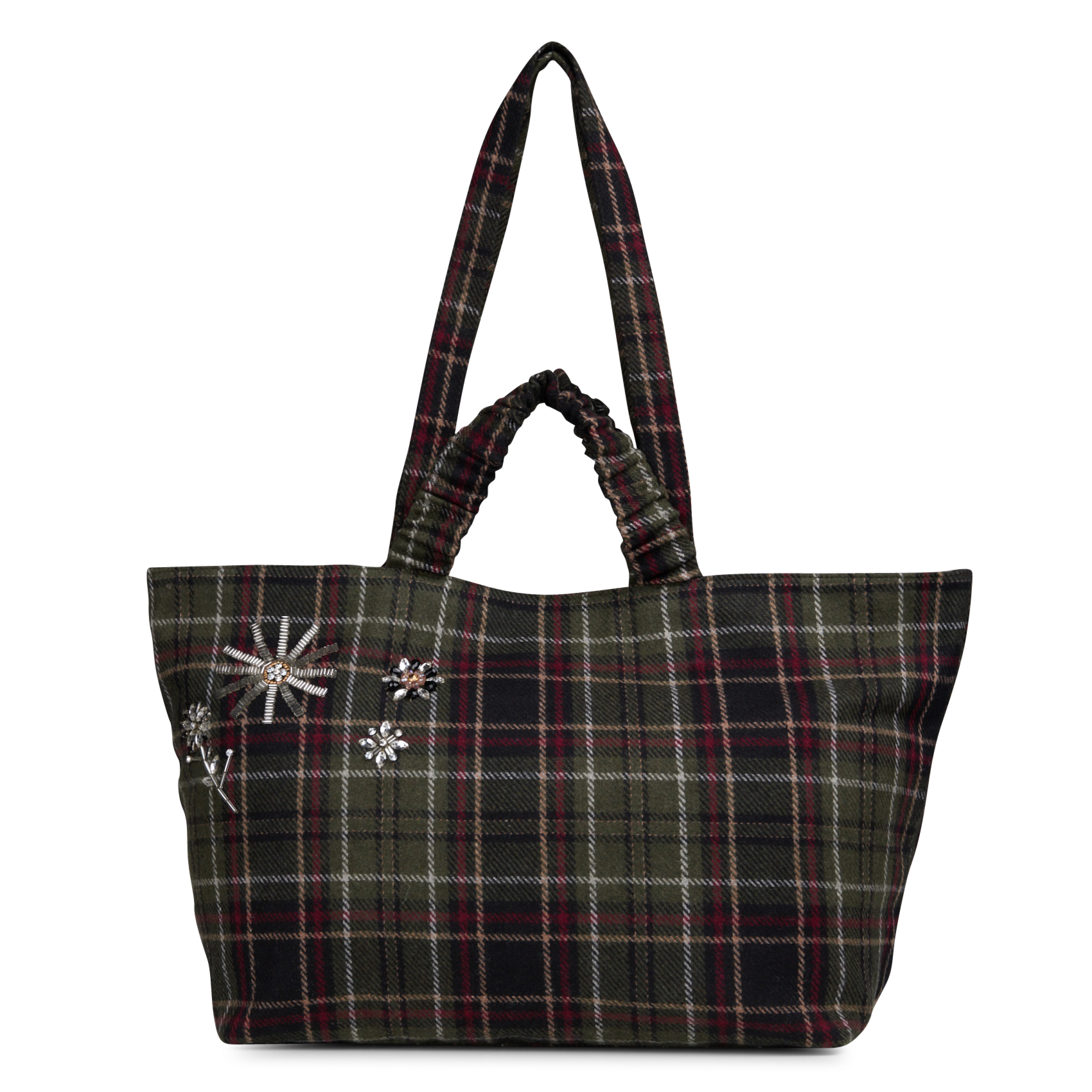 Tote bag with floral embroidery PETITE MENDIGOTE