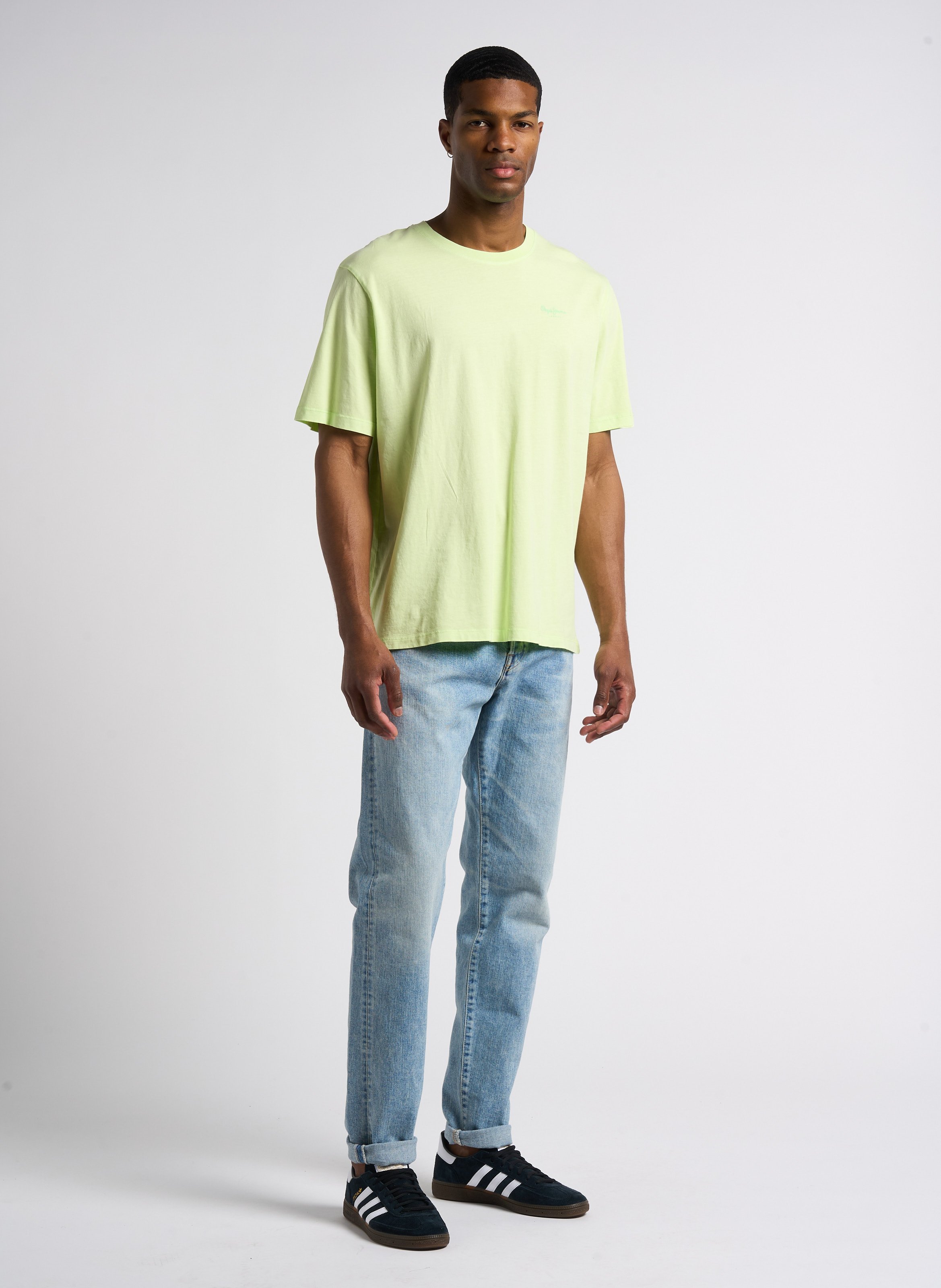 Tapered cotton jeans EDWIN Blue