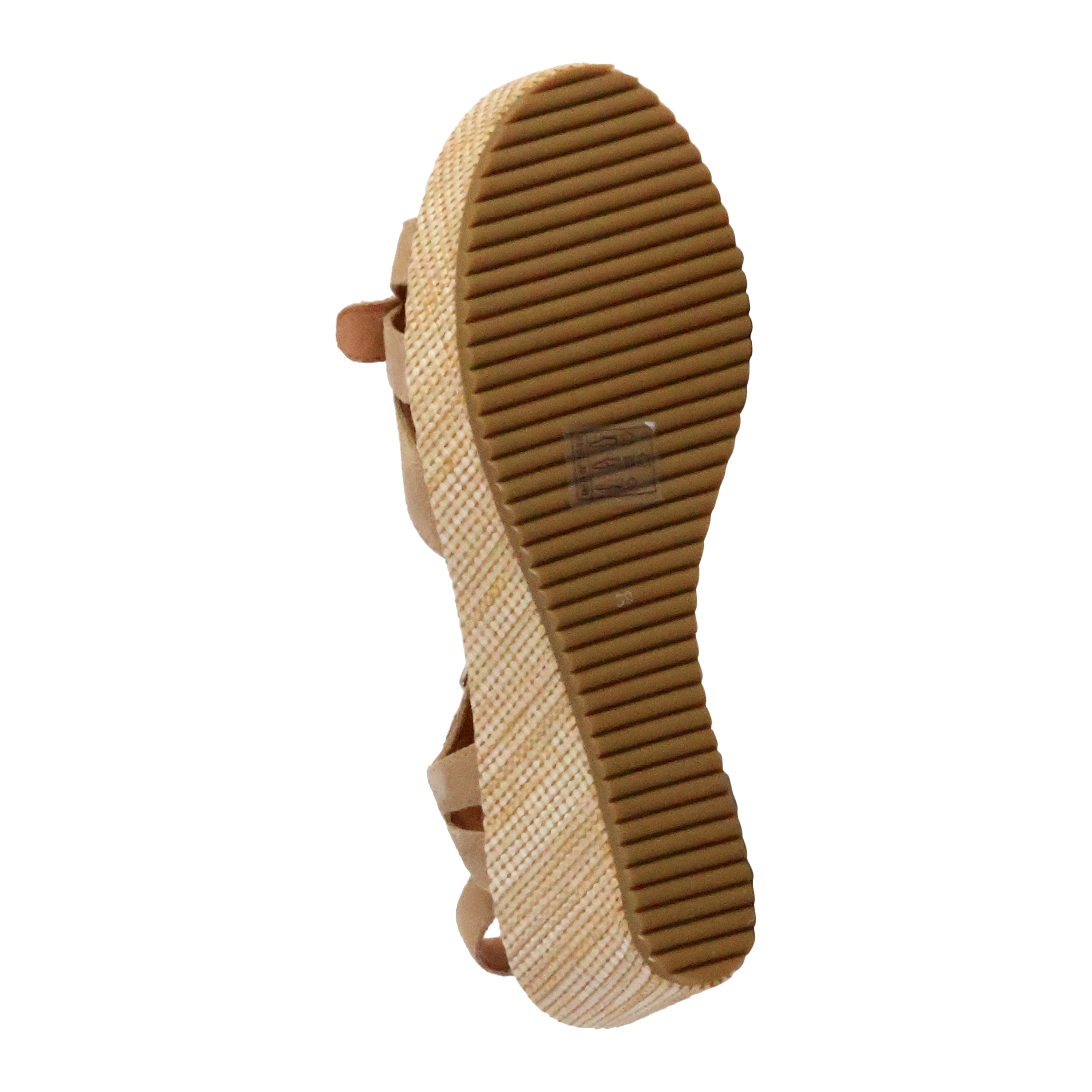 Esabel leather wedge sandal EMILIE KARSTON Beige