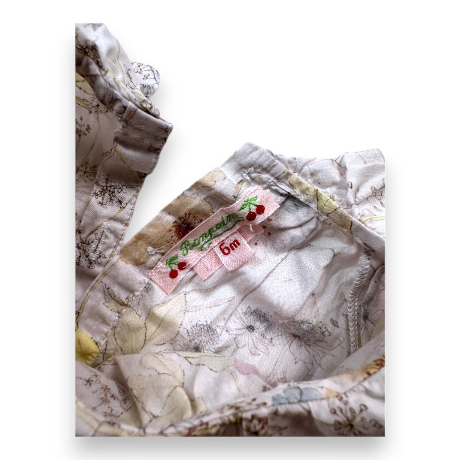 Pink Baby Romper - 6 months BONPOINT - Seconde Main Pink