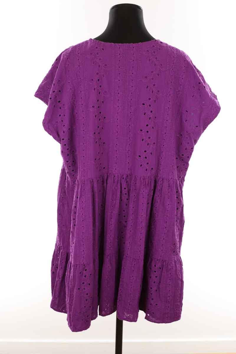 Cotton dress SEZANE - Seconde main Purple