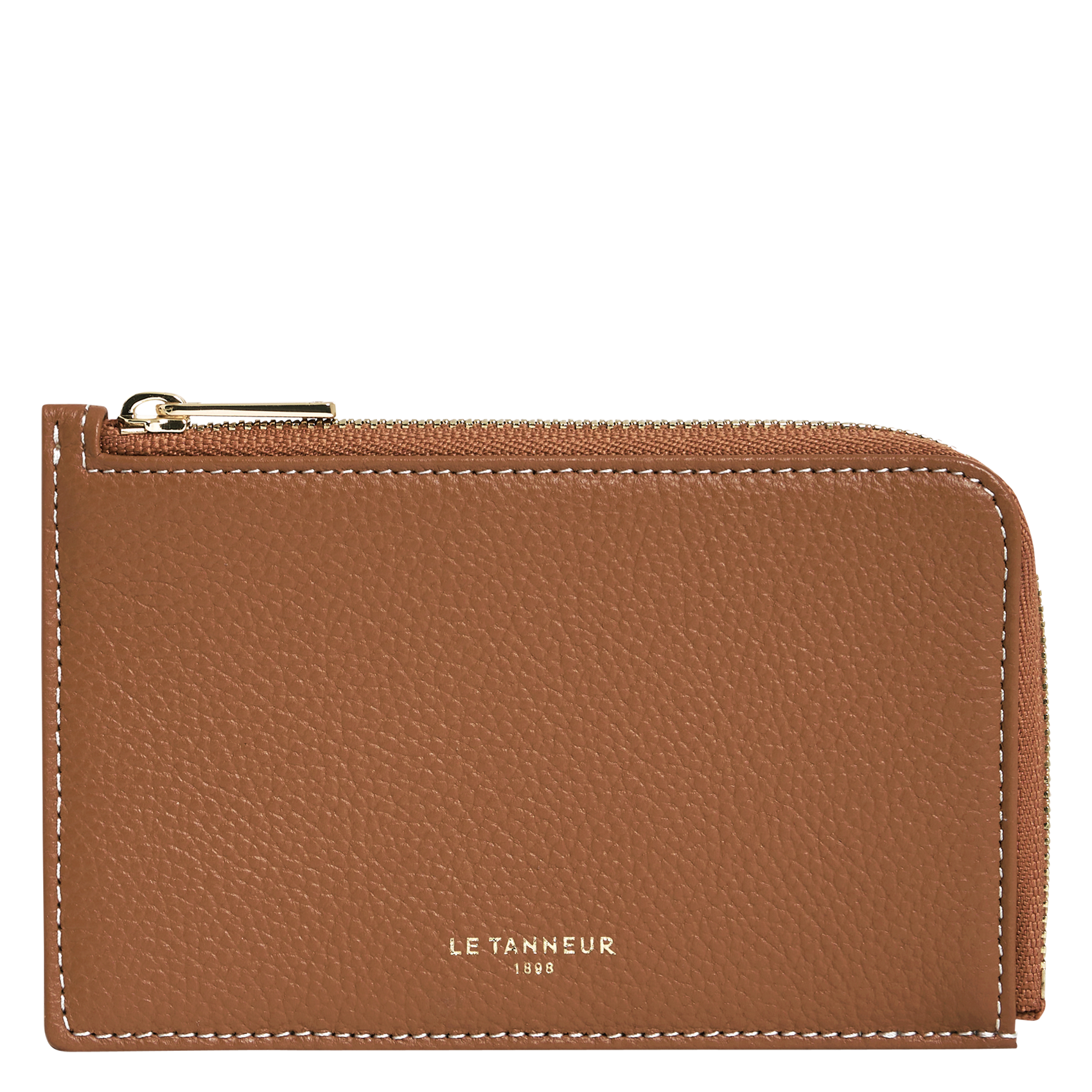 Porte-cartes en cuir LE TANNEUR Marron