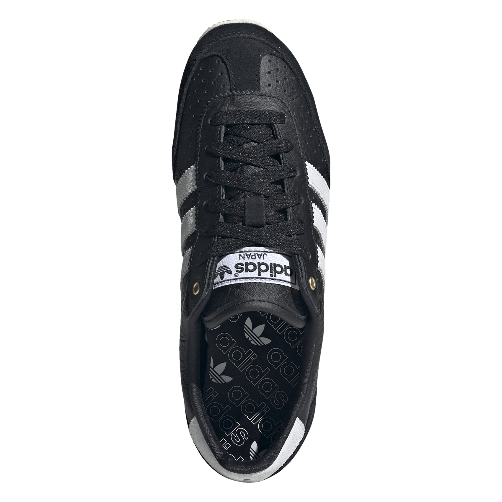 Baskets basses en cuir ADIDAS Noir