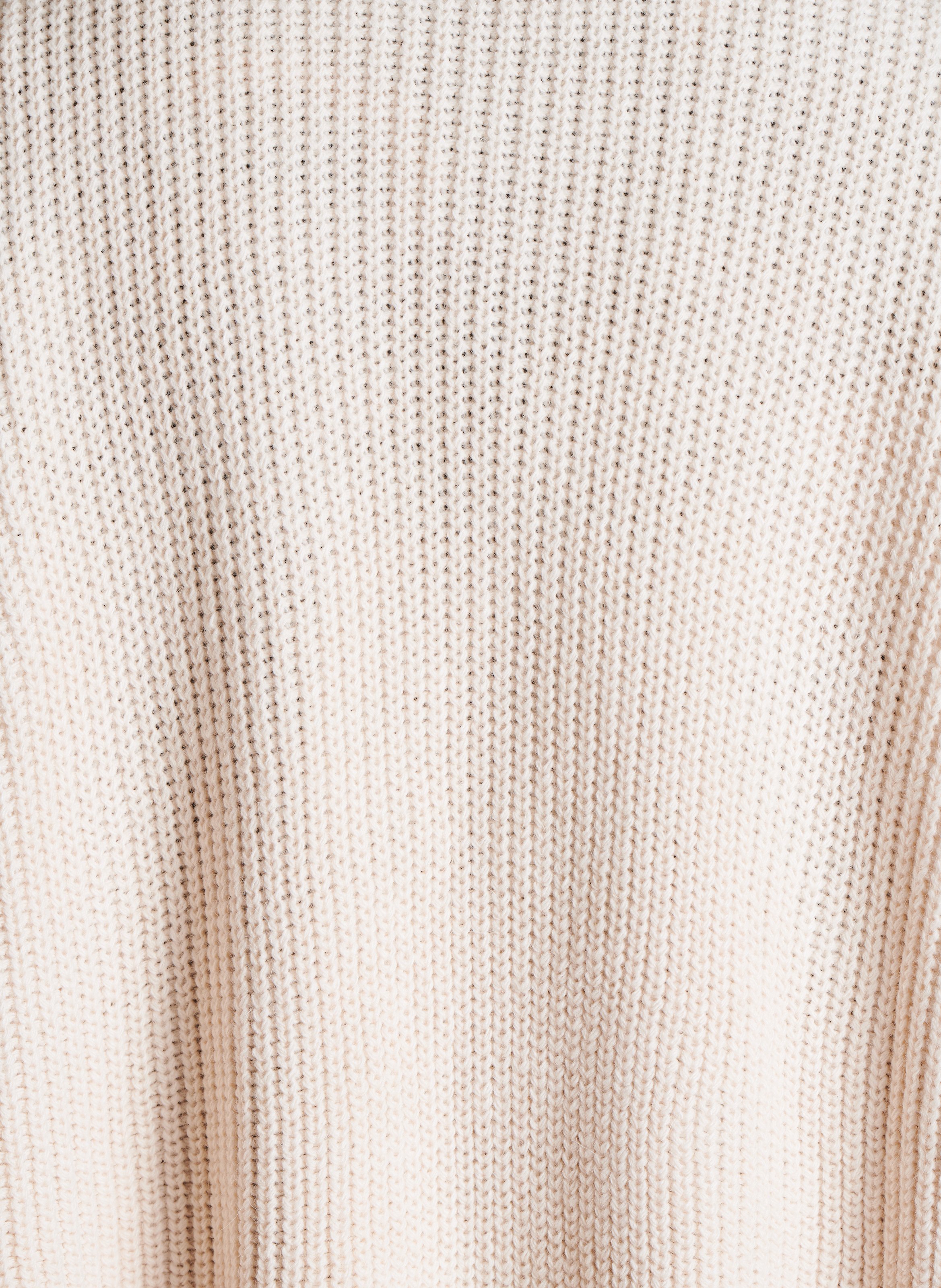 Round-neck cardigan LA FEE MARABOUTEE White