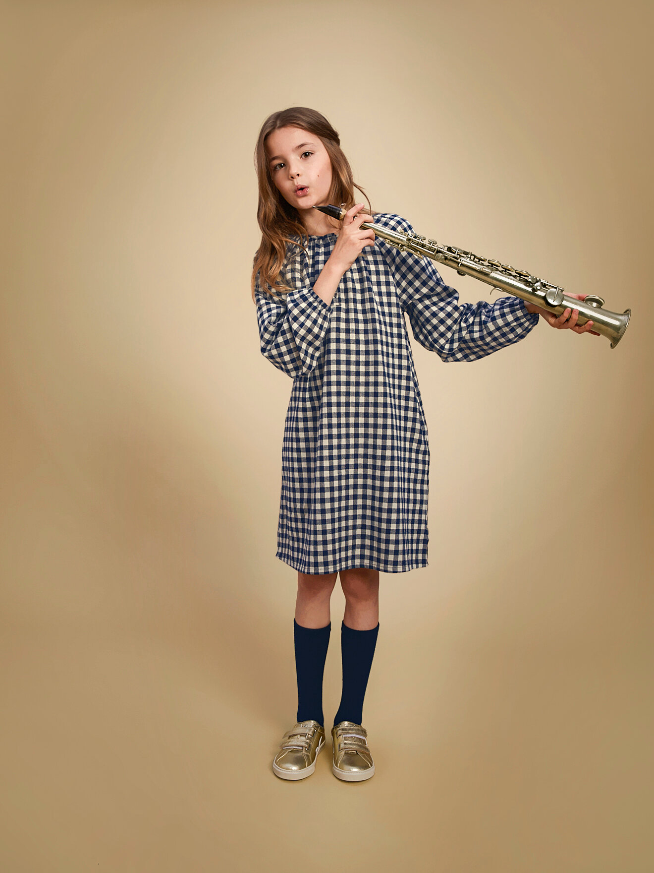 Long socks CYRILLUS Blue