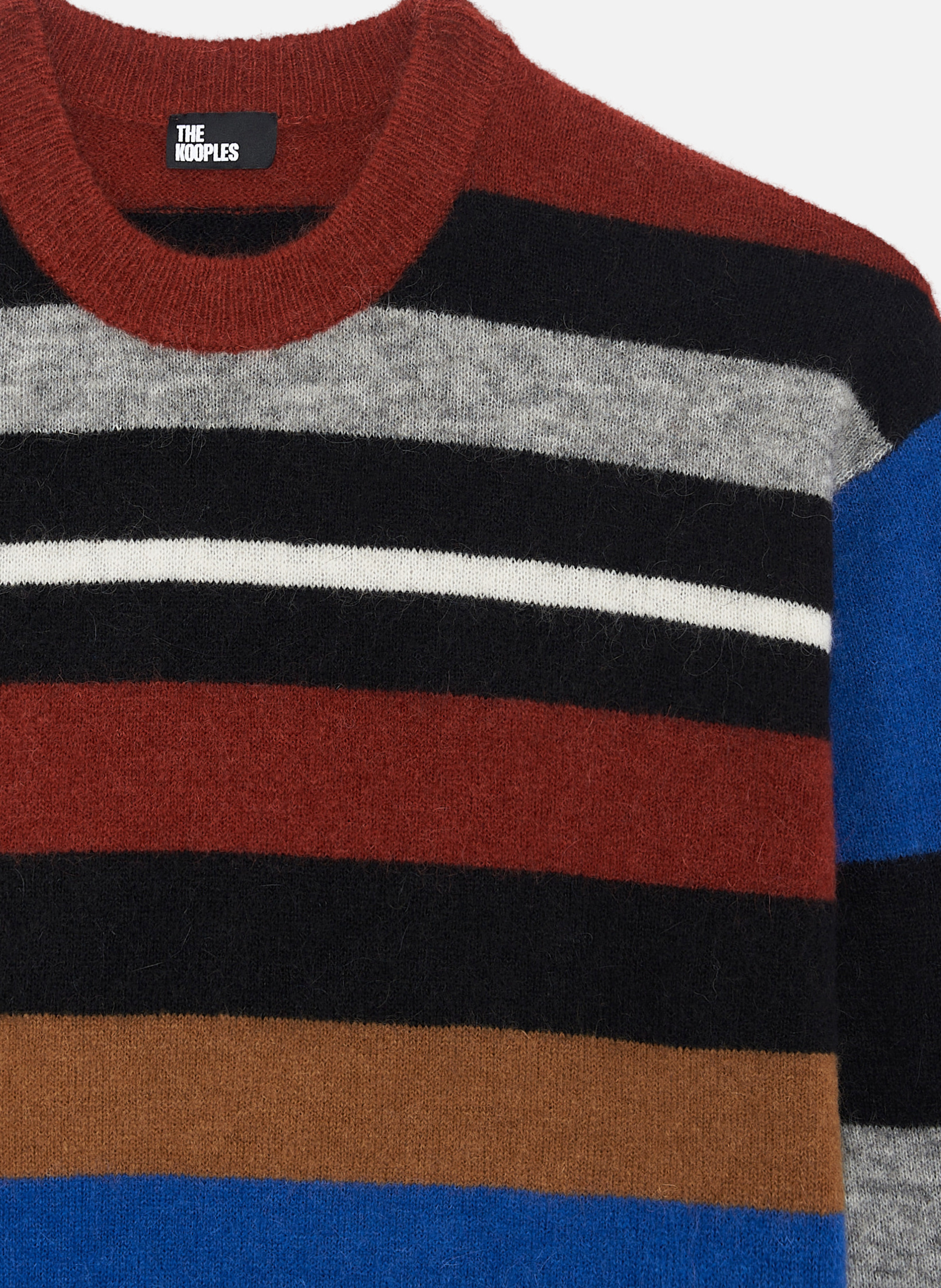 Striped mixed wool sweater THE KOOPLES Multicolored